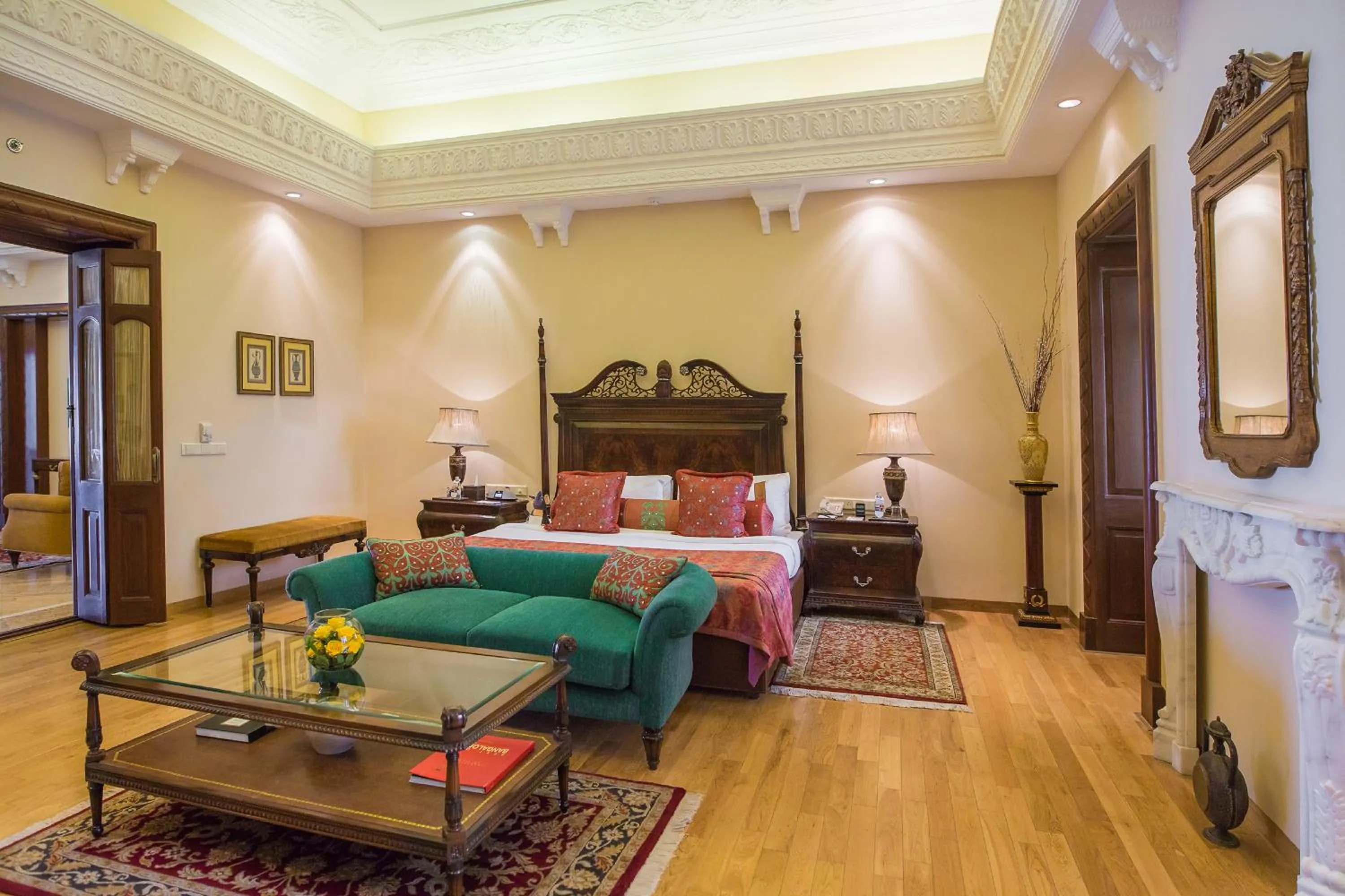 Bedroom in The Lalit Laxmi Vilas Palace