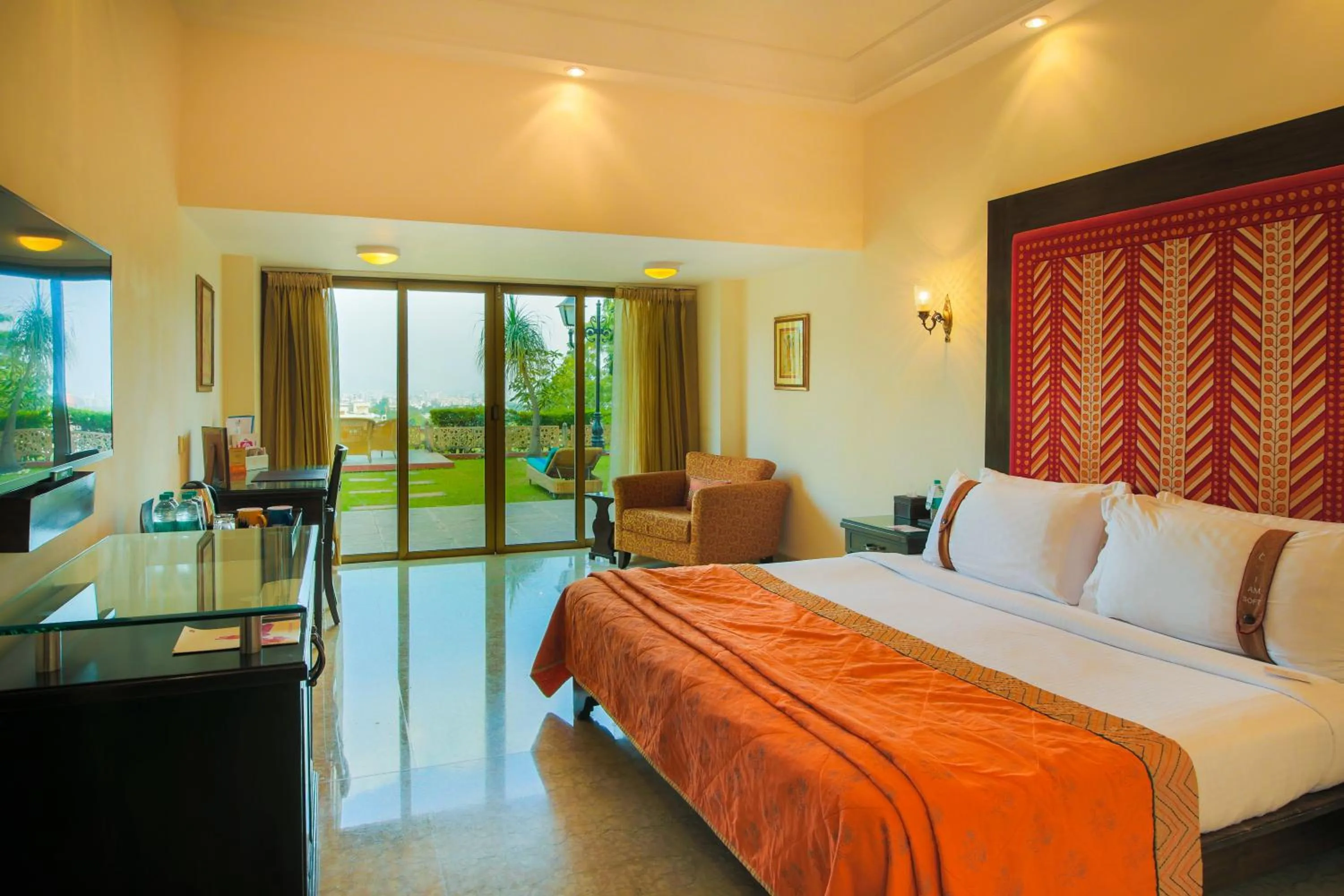 TV and multimedia, Bed in The Lalit Laxmi Vilas Palace