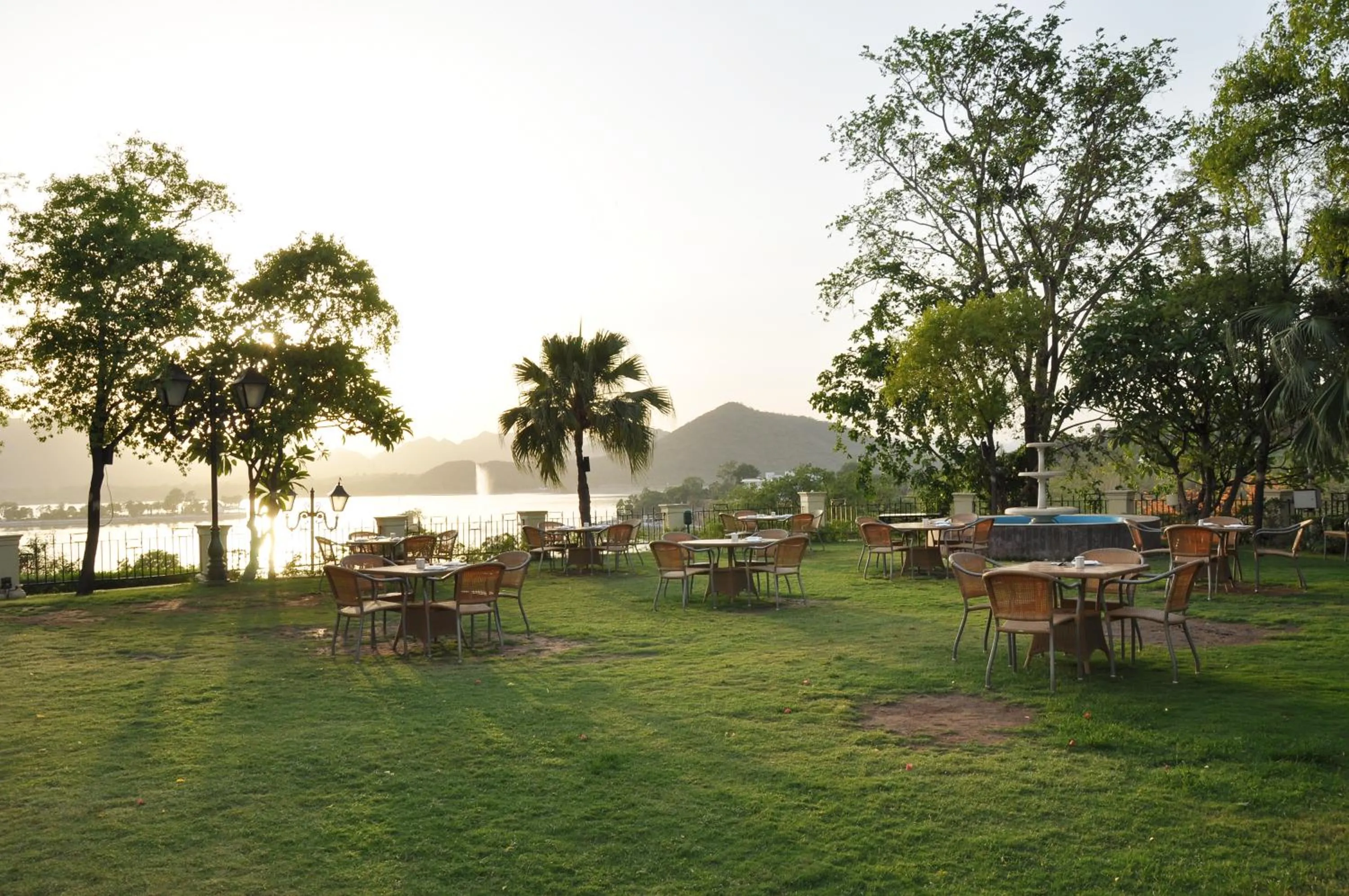 Garden in The Lalit Laxmi Vilas Palace