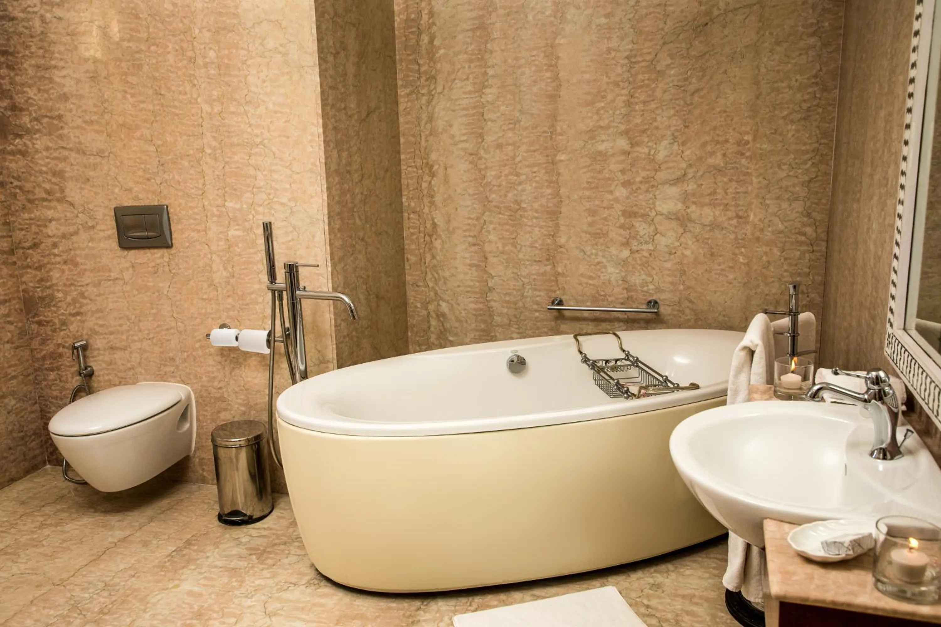 Bathroom in The Lalit Laxmi Vilas Palace