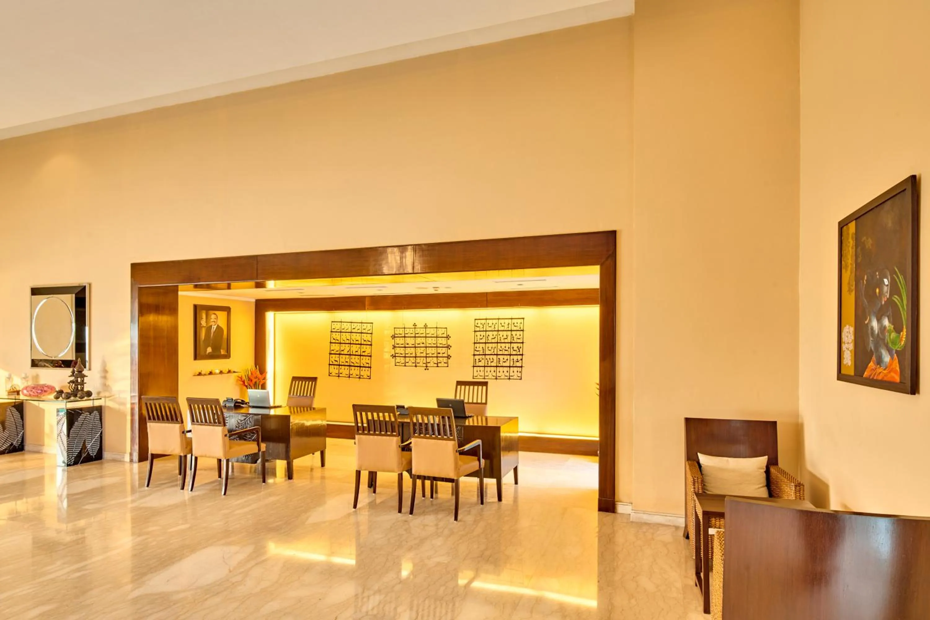 Lobby or reception in The Lalit Temple View