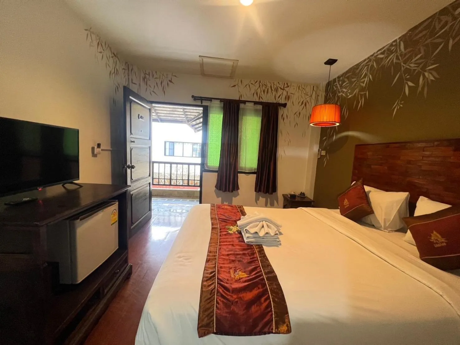 Bed in Thapae Boutique House