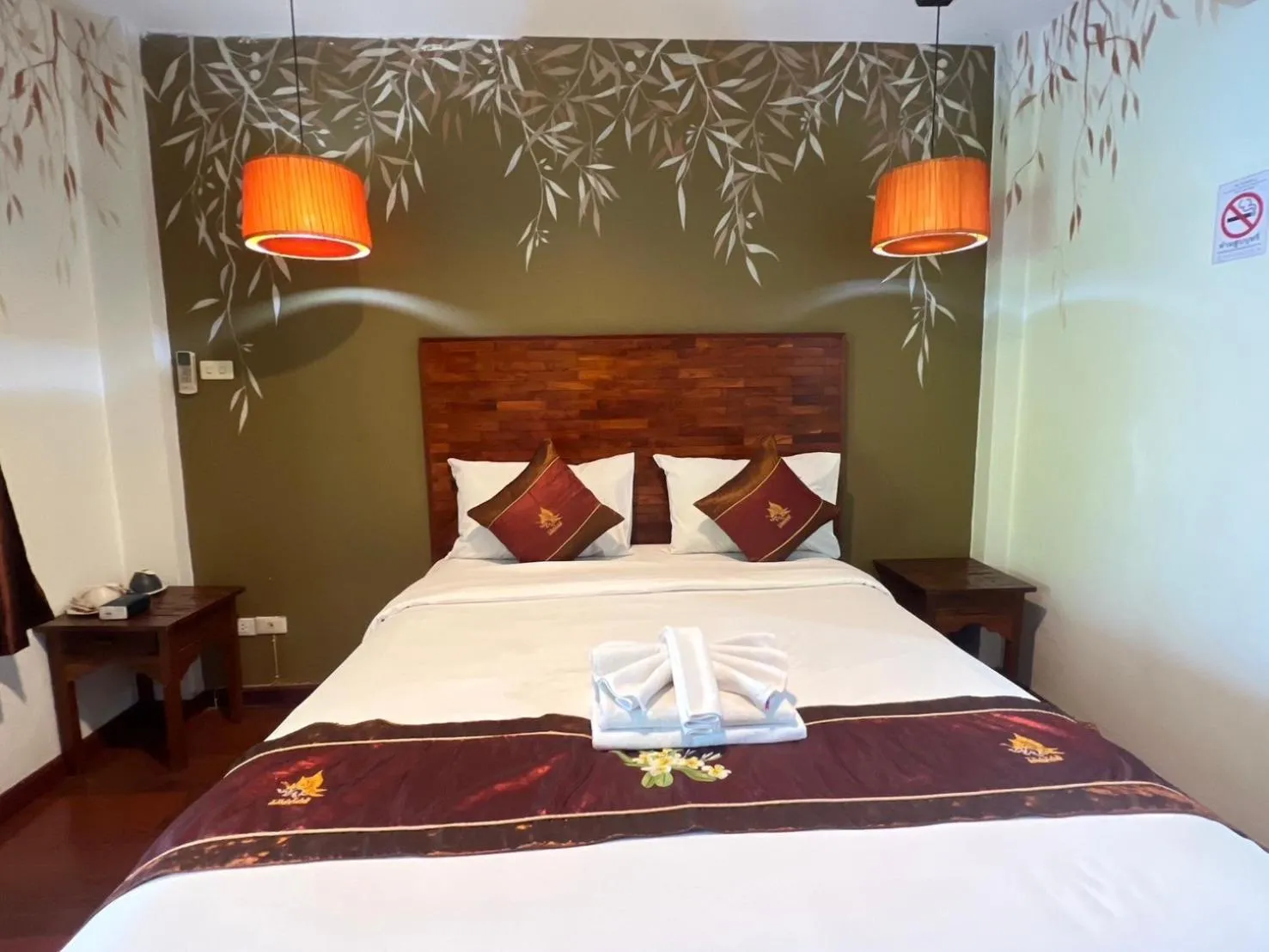 Bed in Thapae Boutique House