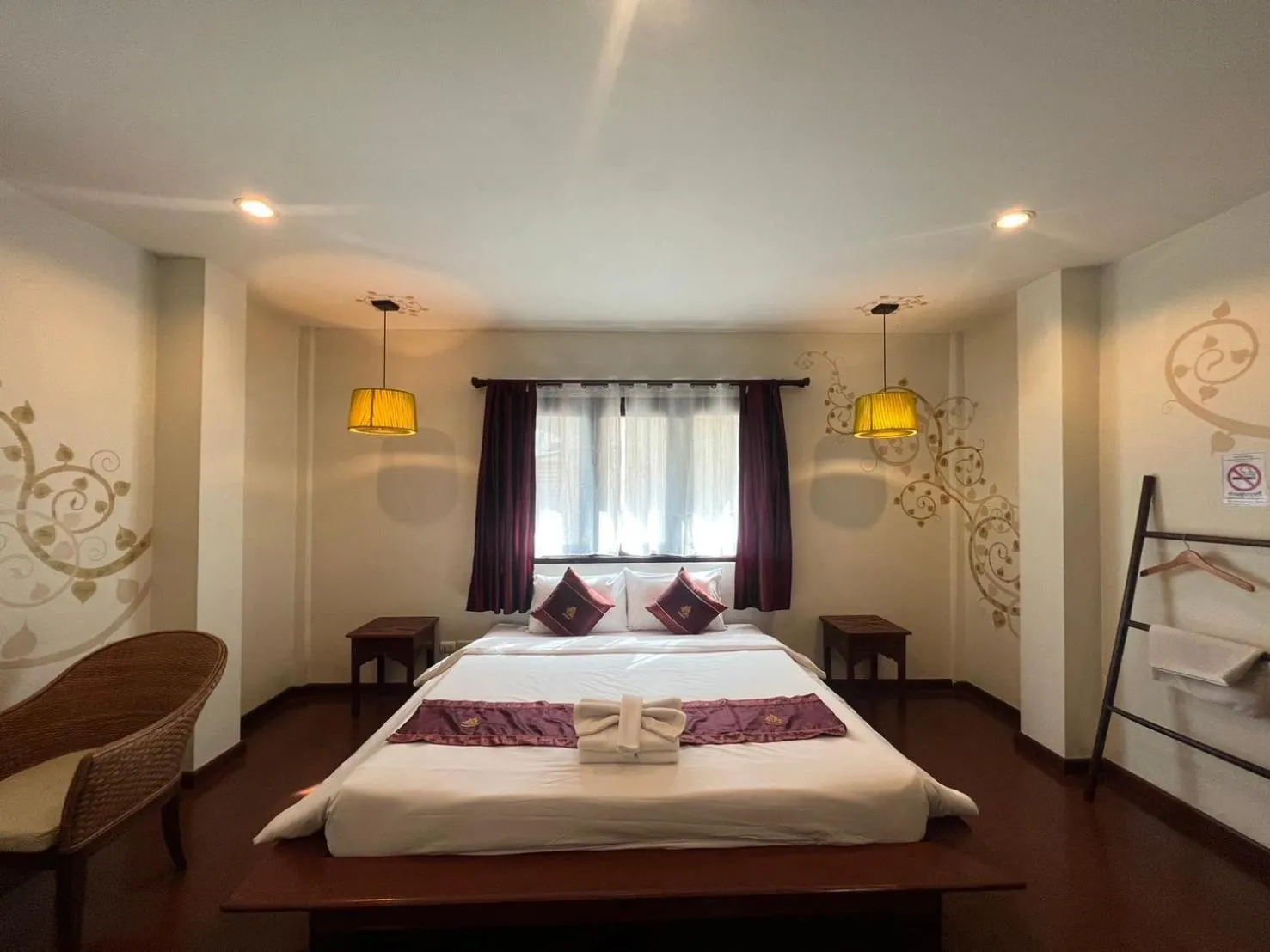 Bed in Thapae Boutique House