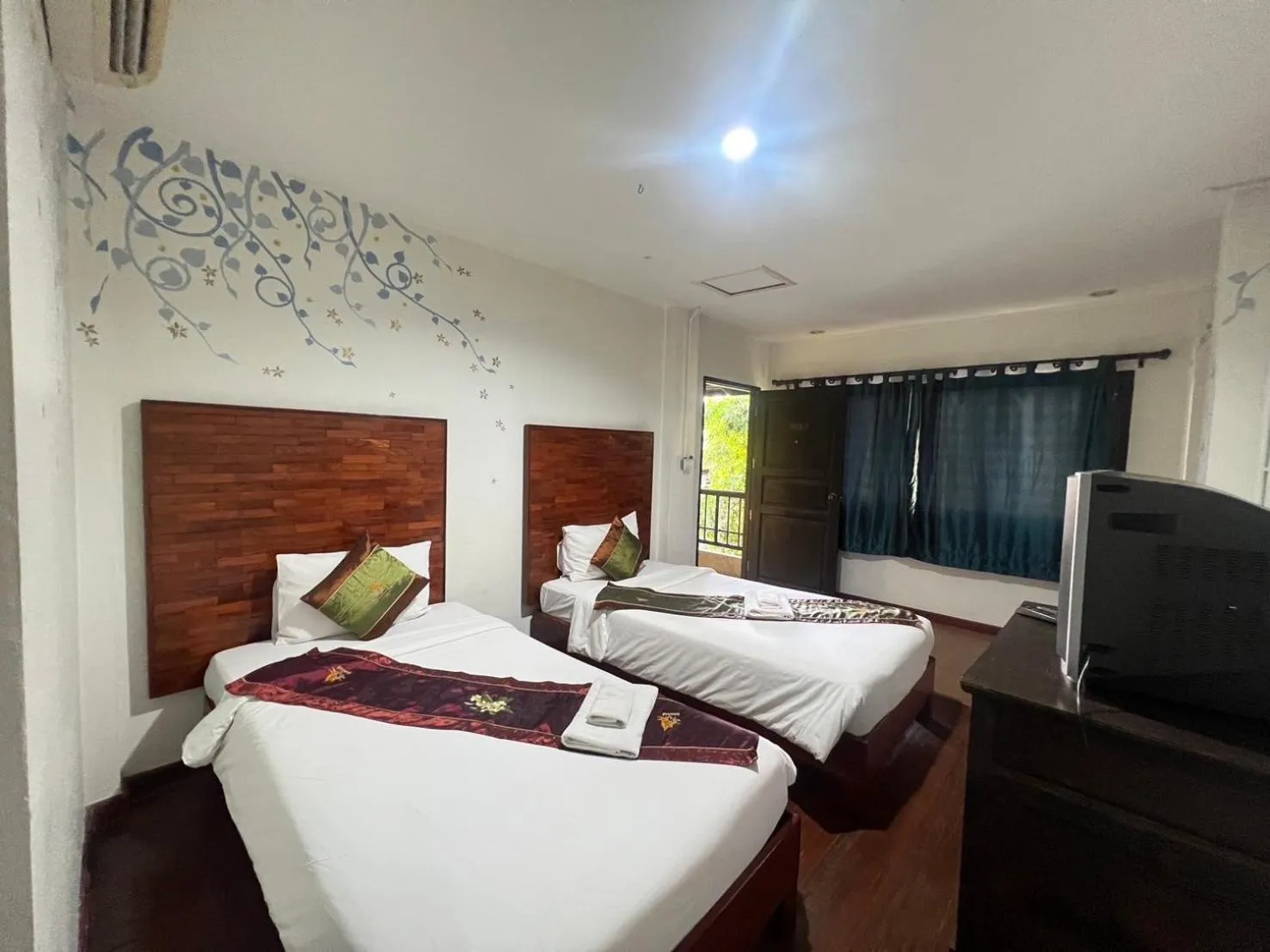 Bed in Thapae Boutique House