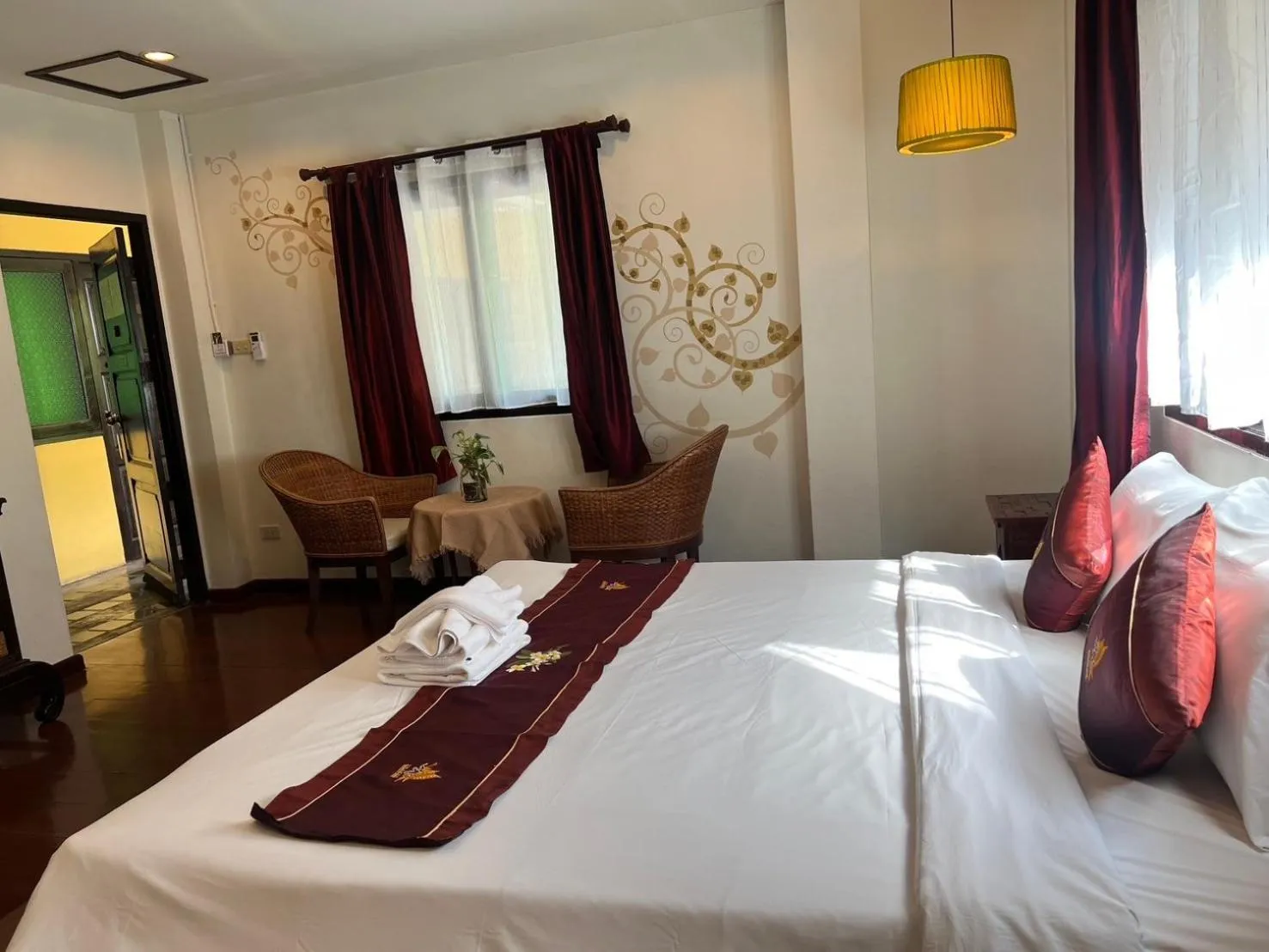 Bed in Thapae Boutique House