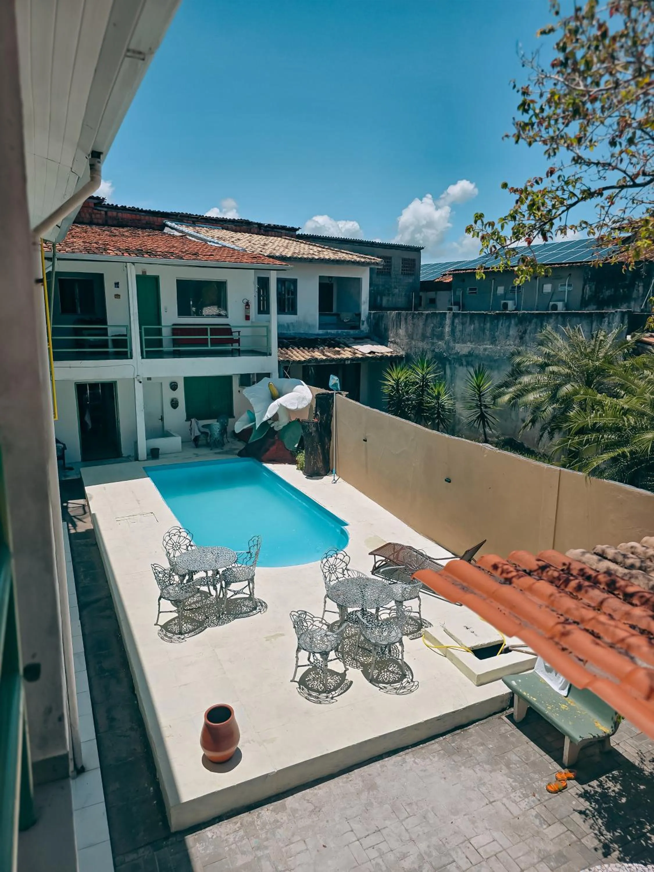 Balcony/Terrace in Pousada Rio do Prado