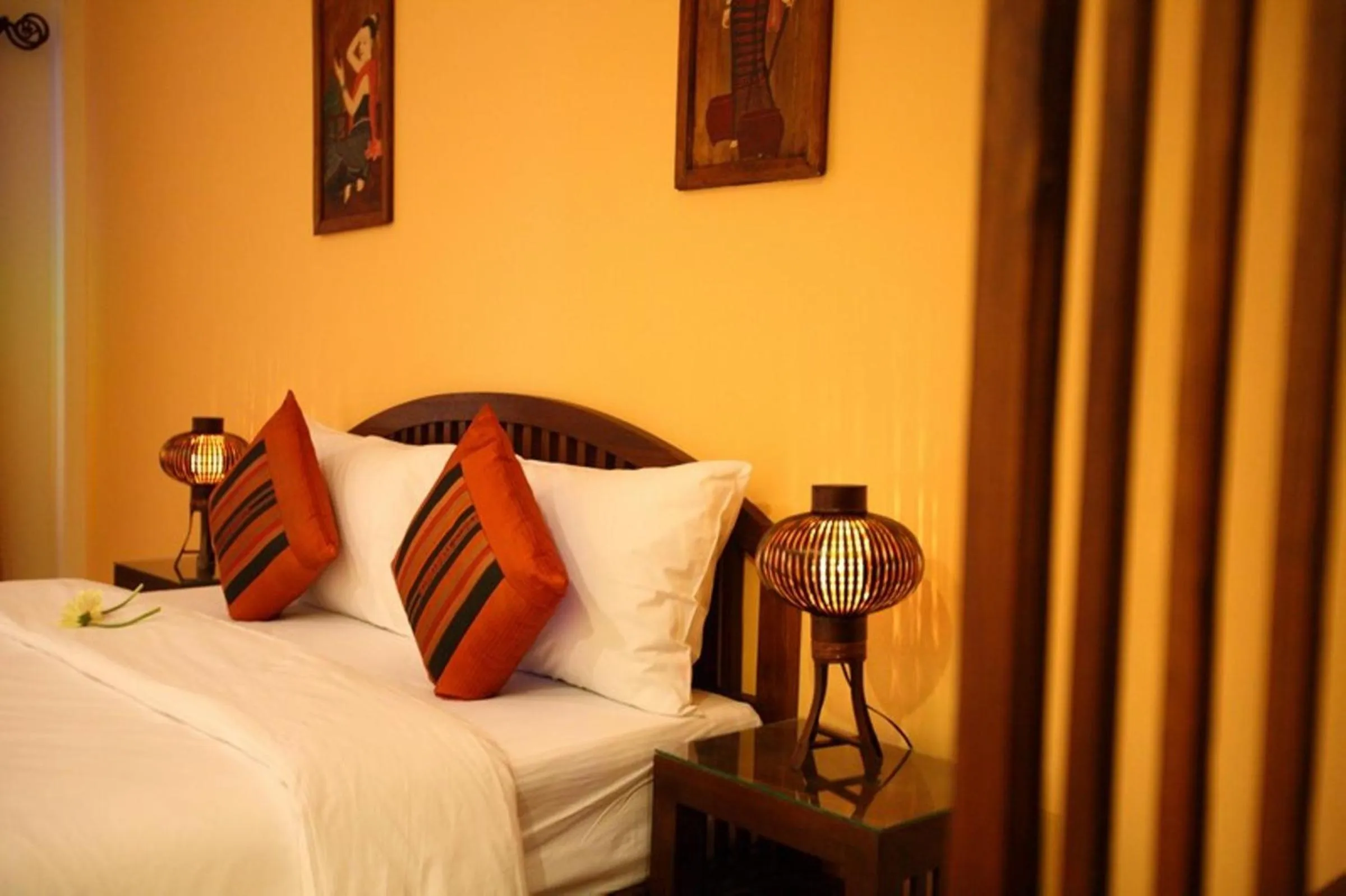 Bed in Chiang Mai Boutique House