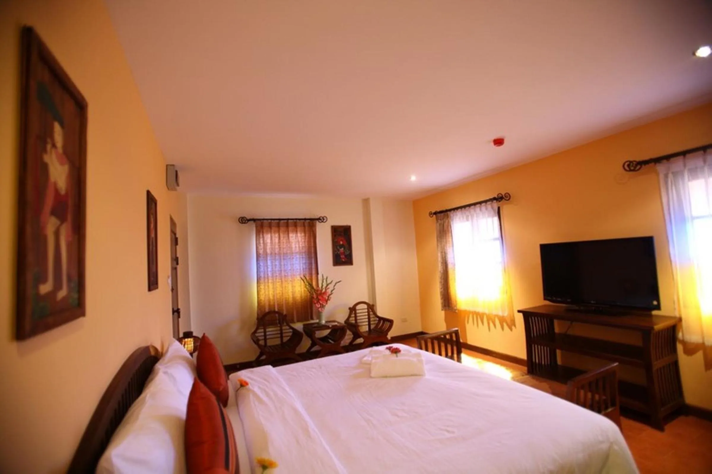 Bed in Chiang Mai Boutique House