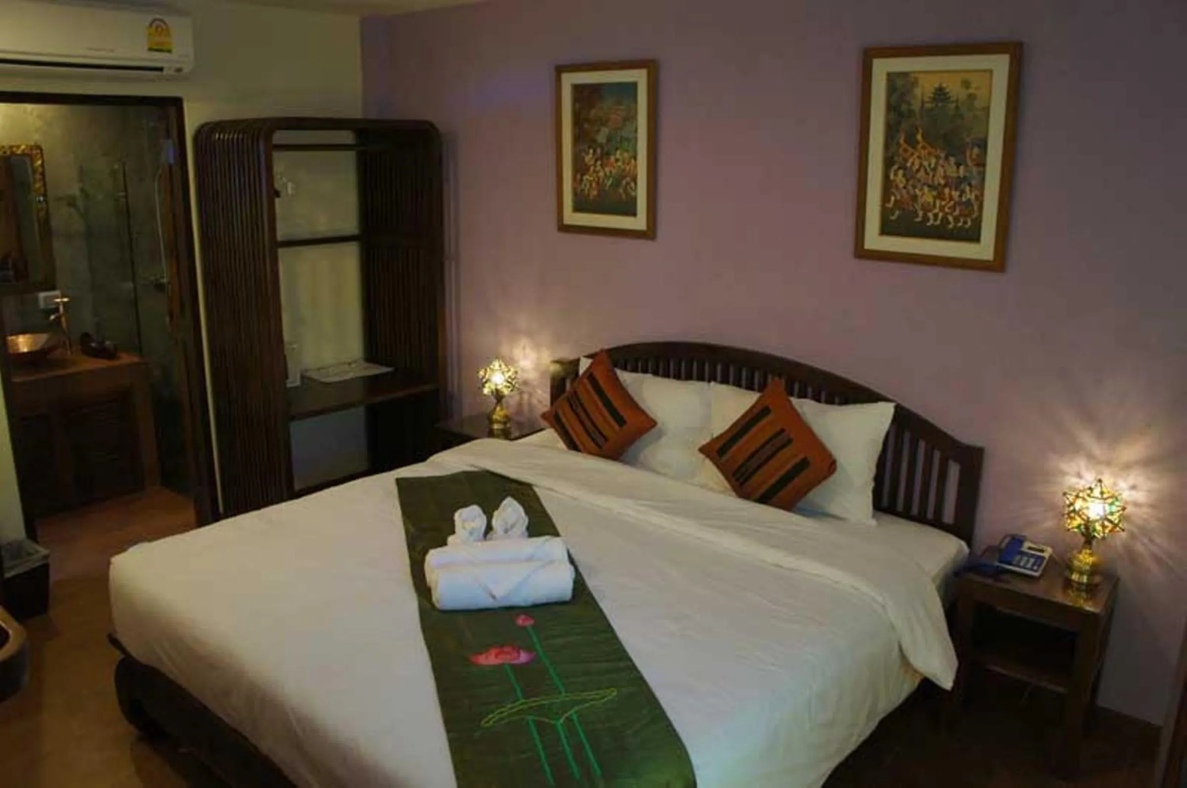 Bed in Chiang Mai Boutique House