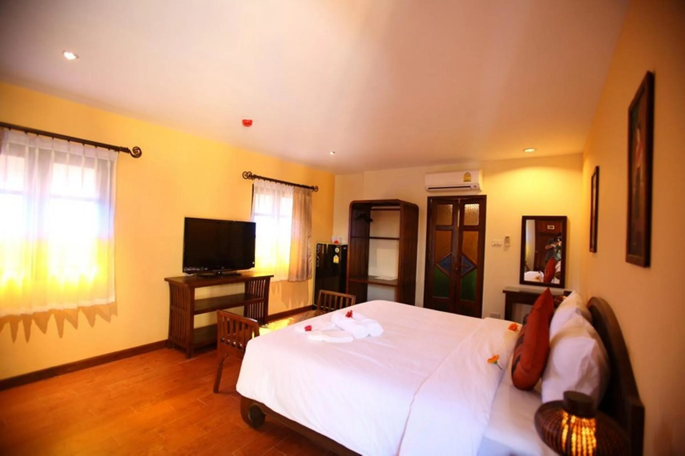 Bed in Chiang Mai Boutique House