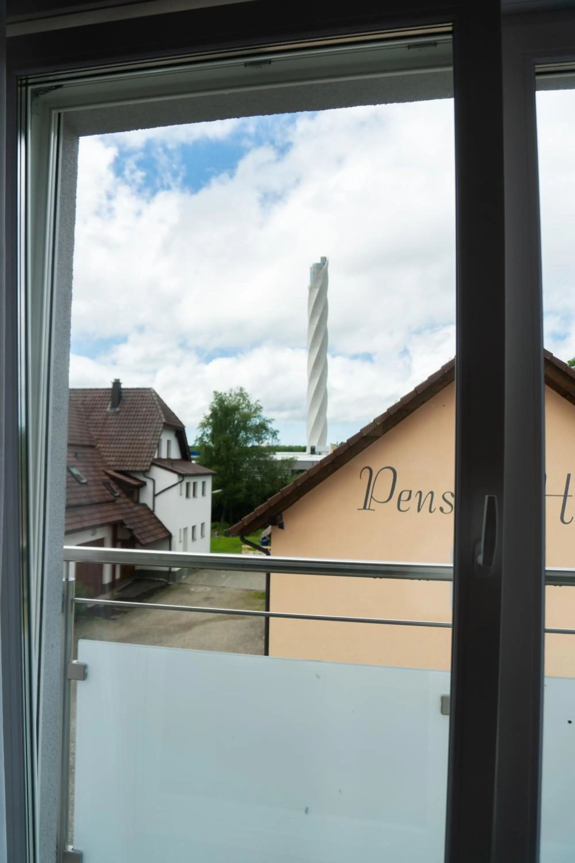 Landmark view in Pension Haas-Hotel am Turm
