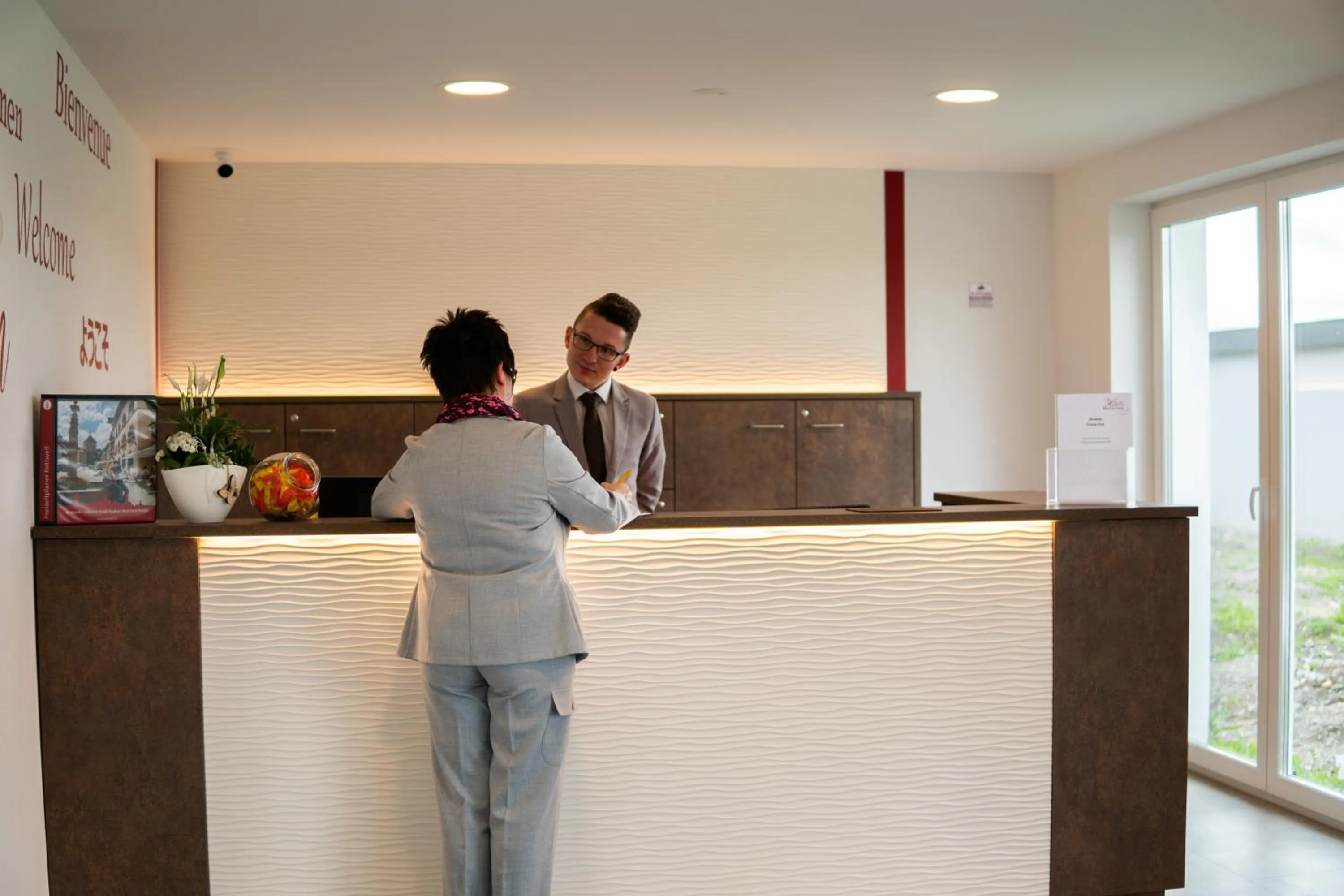 Lobby or reception in Pension Haas-Hotel am Turm