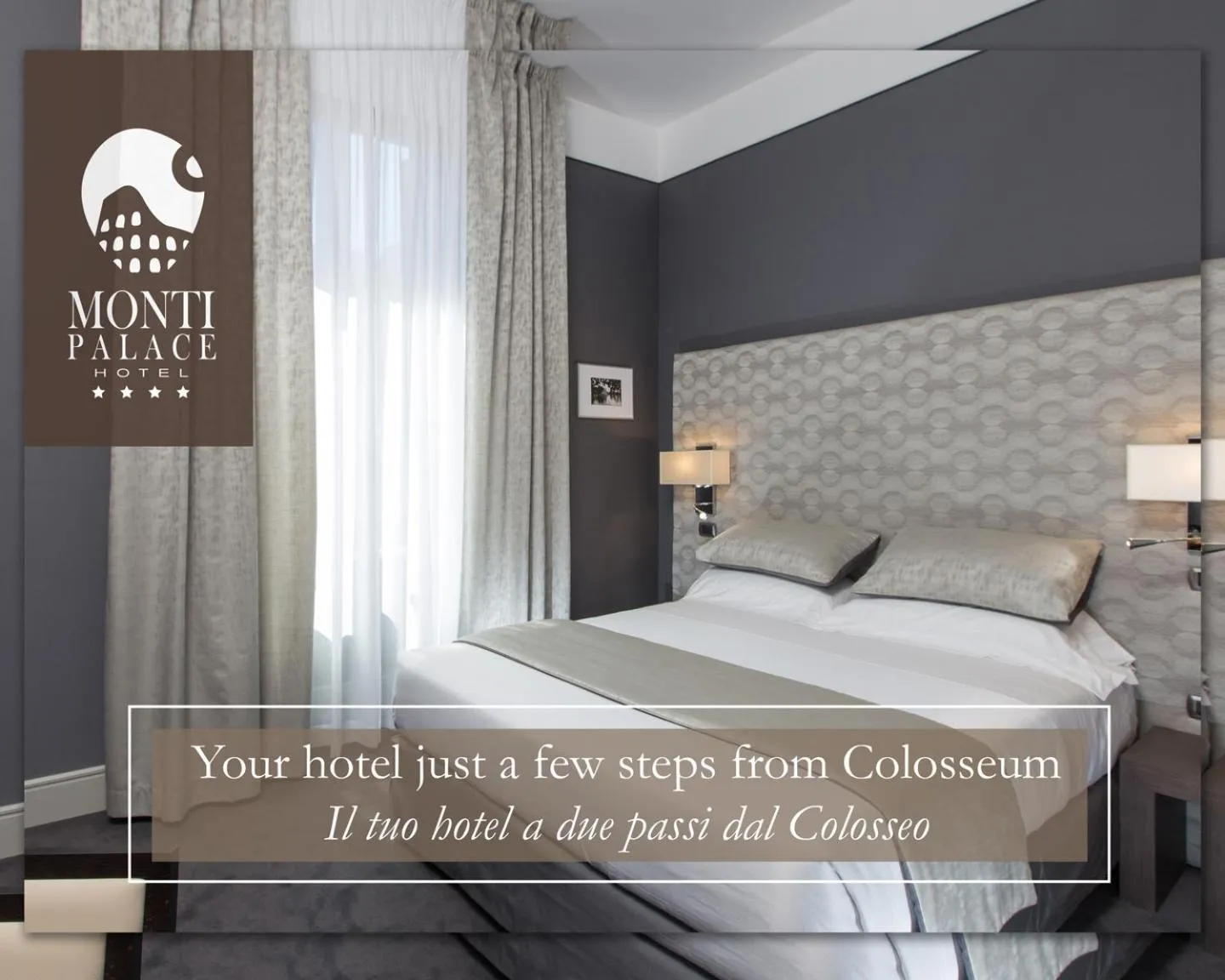 Photo of the whole room, Bed in Monti Palace Hotel