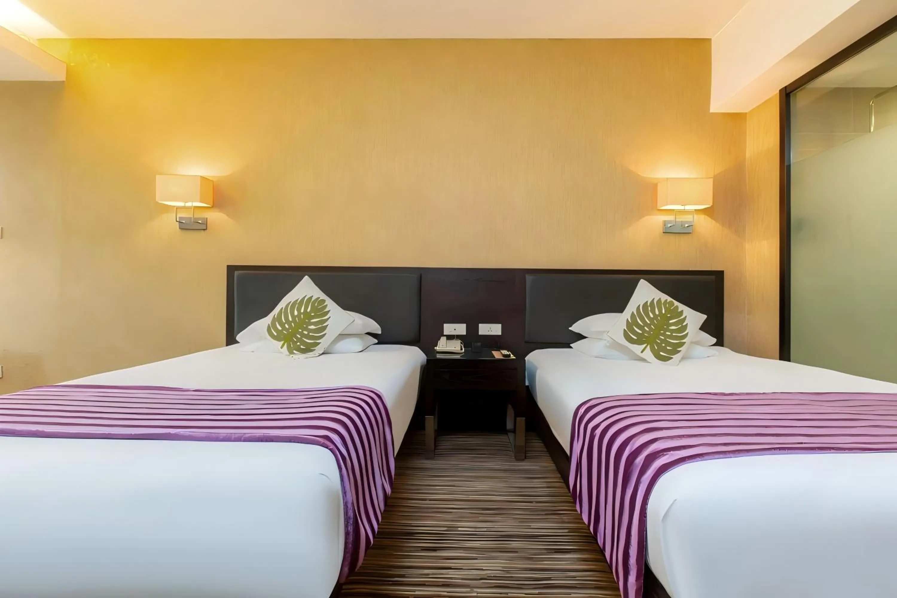 Bed in SSAW Boutique Hotel Nanchang Bayi Square