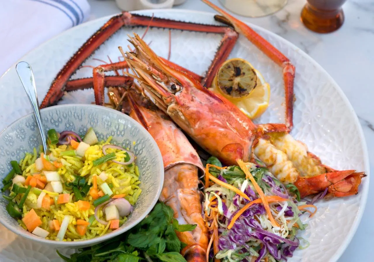 Food close-up in La Maison d'Eté Hotel by NEWMARK