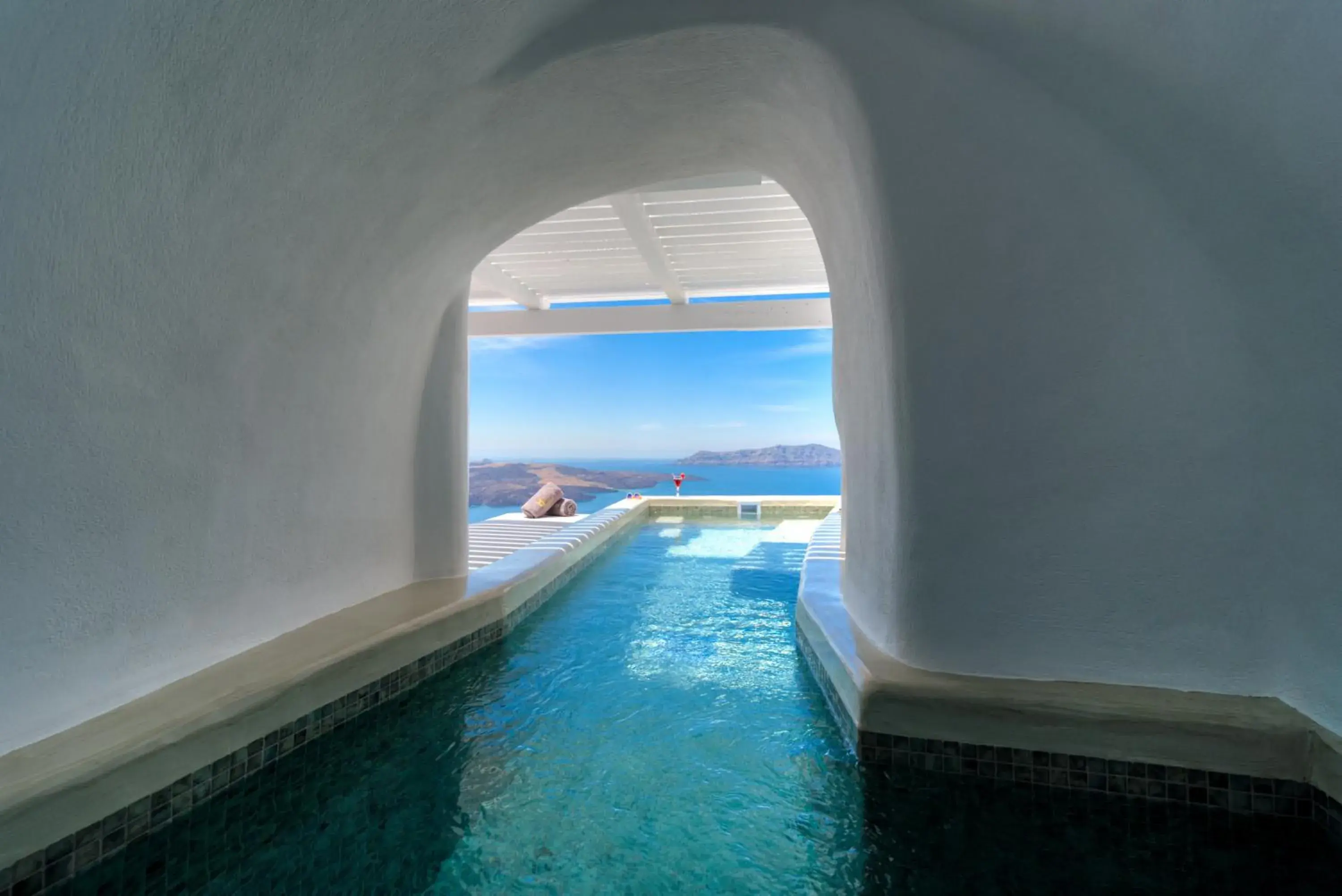 Executive Suite with Private Heated Mini-Pool and Caldera View in Iriana Suites Executive Suite with Private Heated Mini-Pool and Caldera View in Iriana Suites