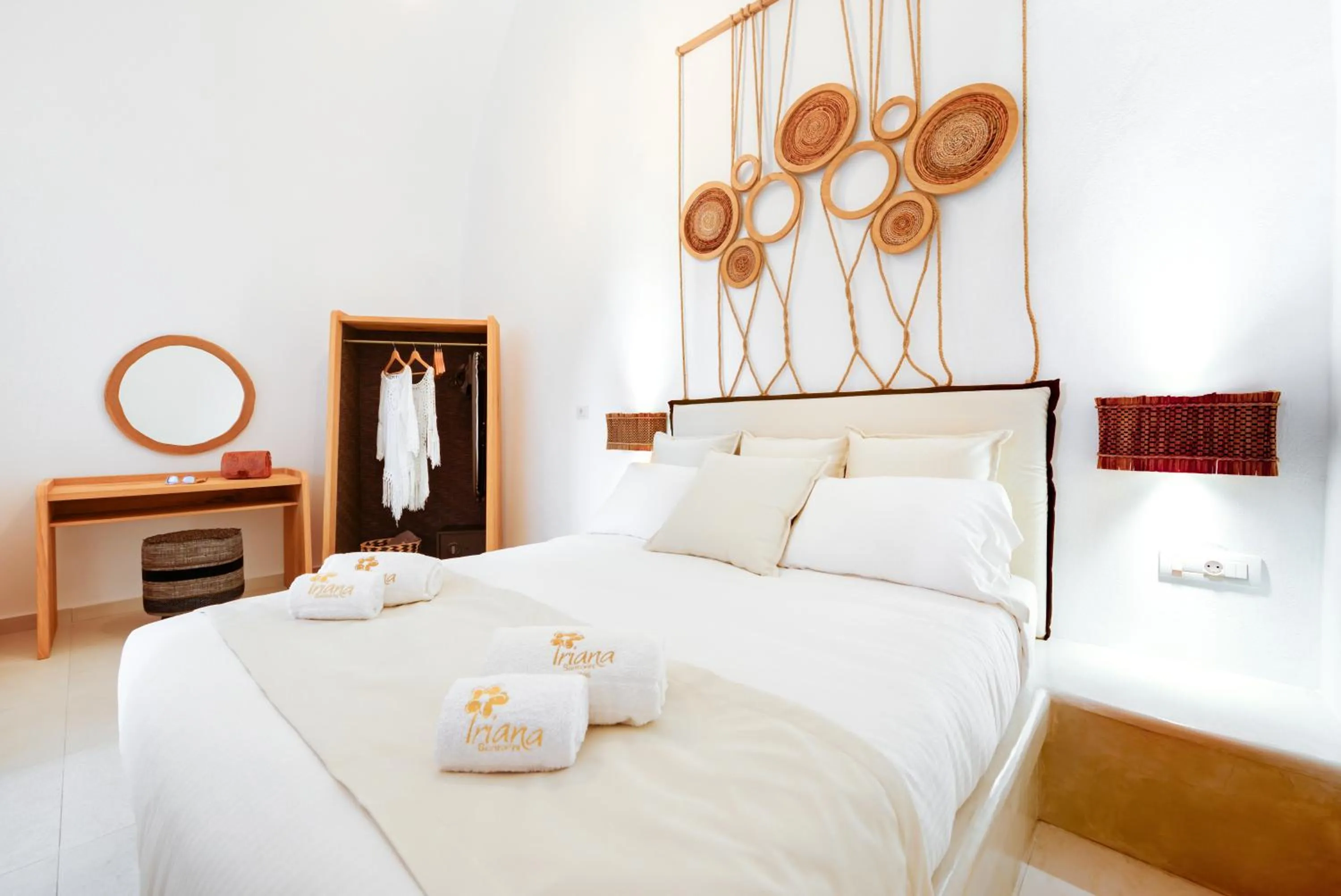 Bed in Iriana Suites