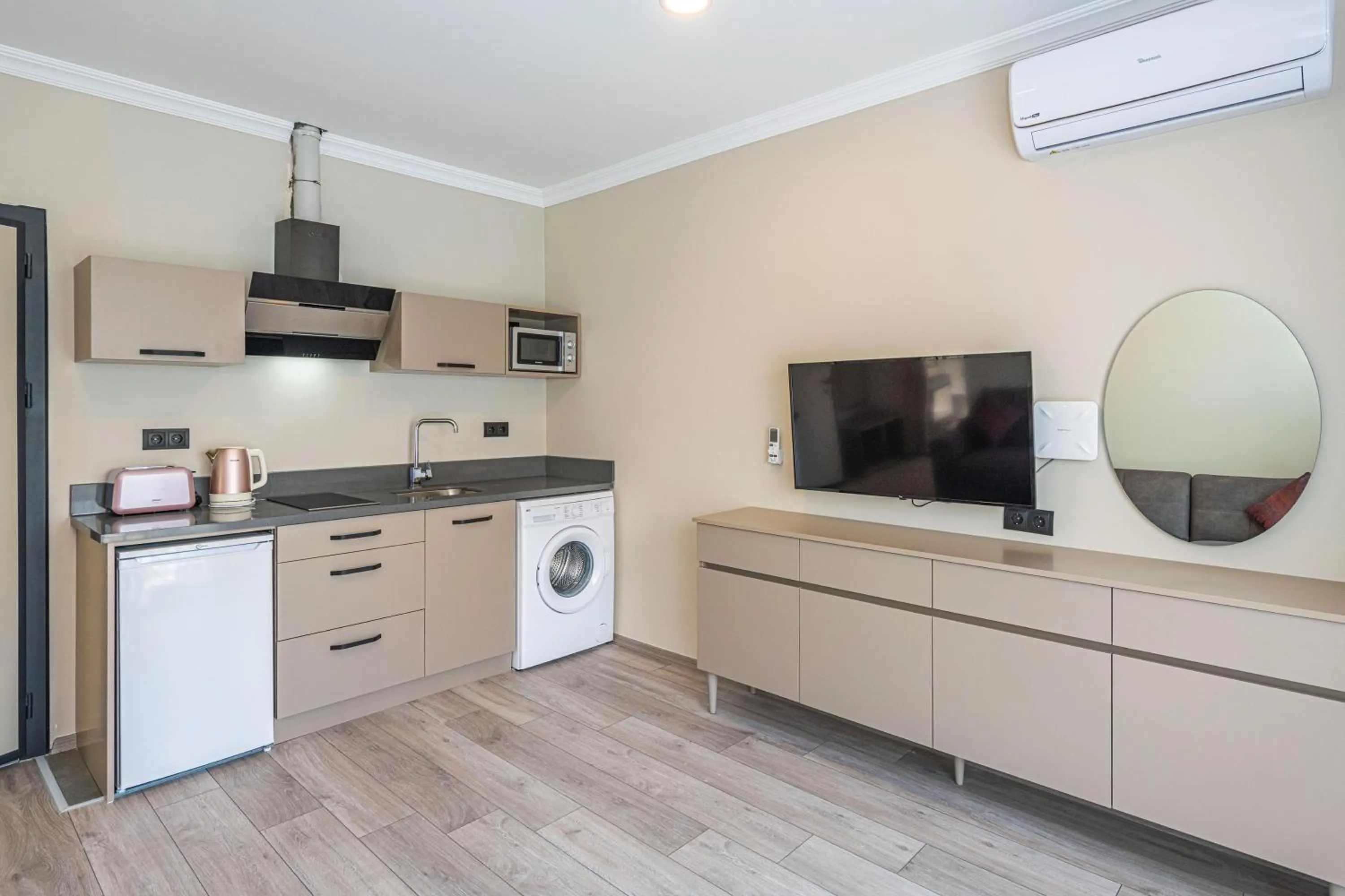 Kitchen or kitchenette in IDEE SUİTES Fethiye