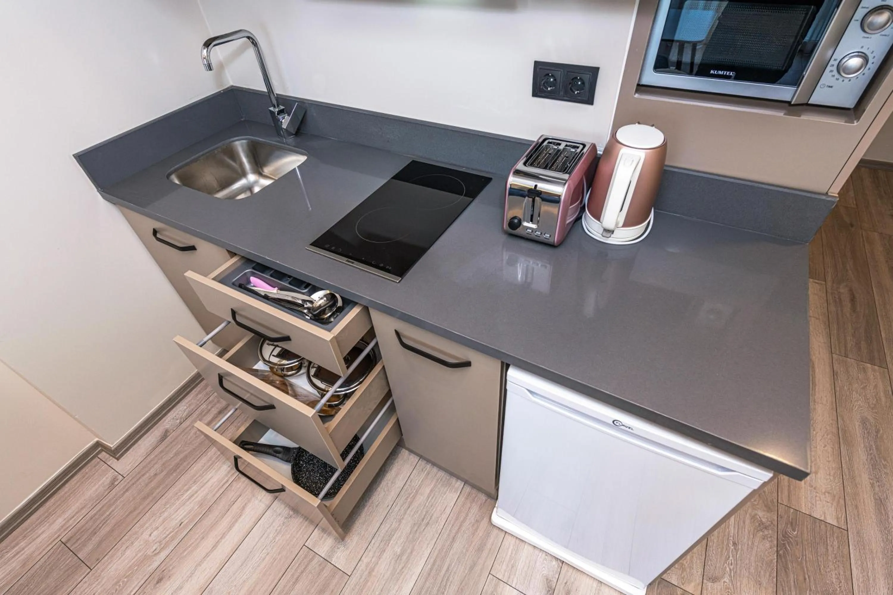 Kitchen or kitchenette in IDEE SUİTES Fethiye