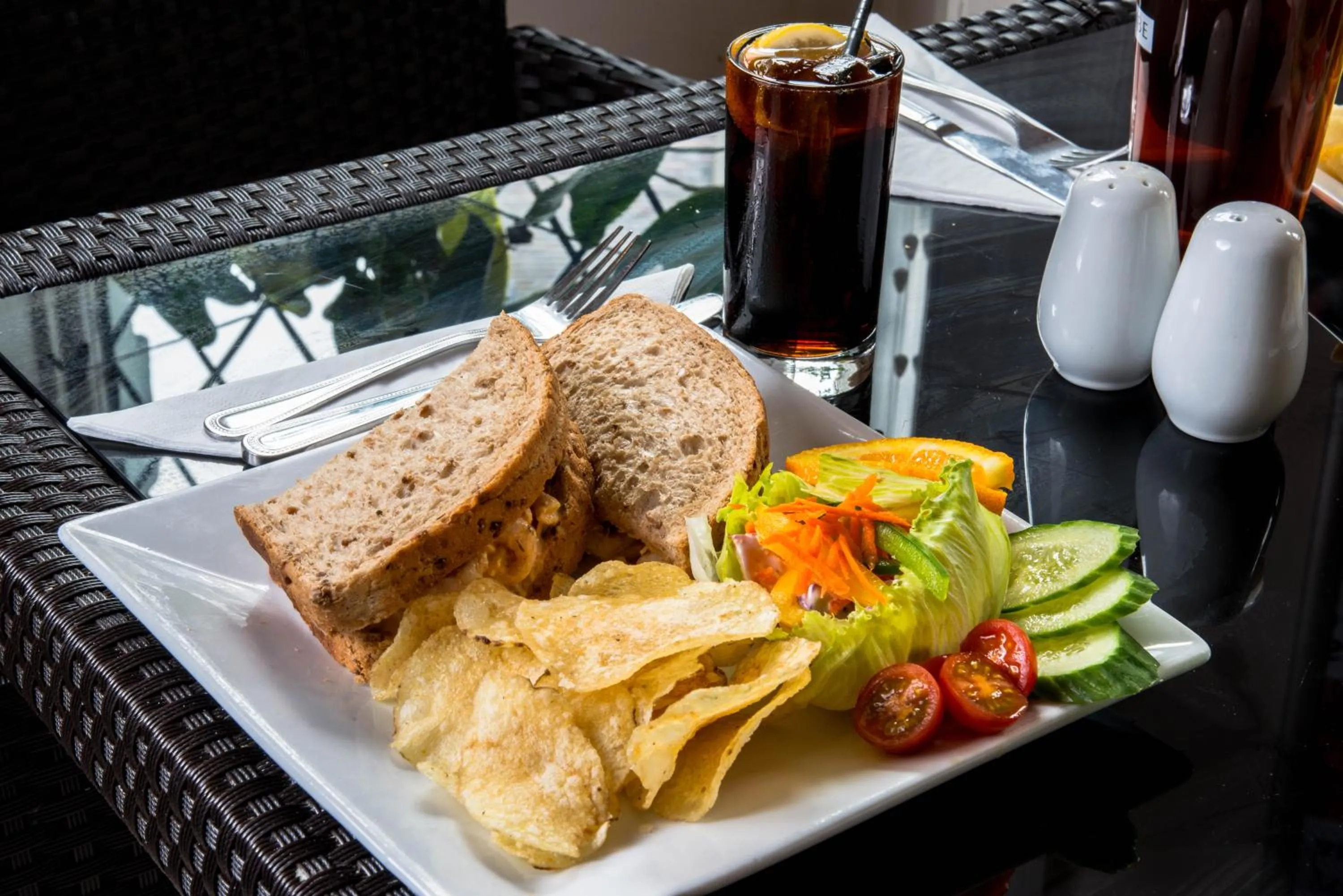 Food close-up in The Dolphin Hotel