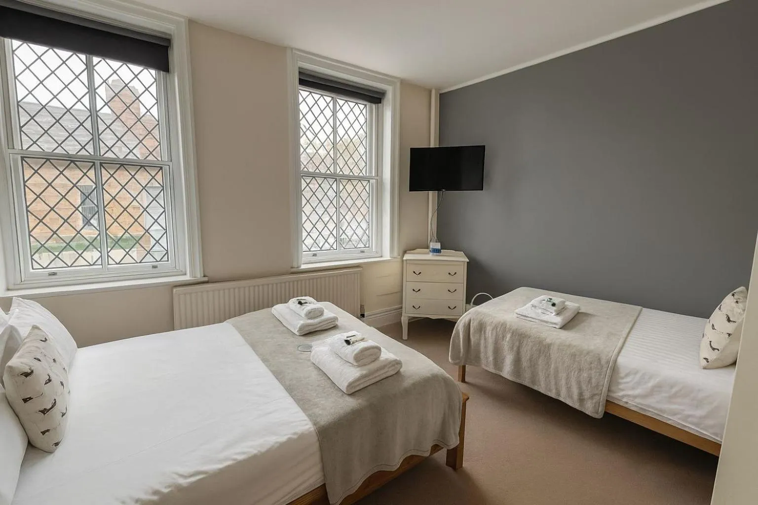 Bed in The Dolphin Hotel