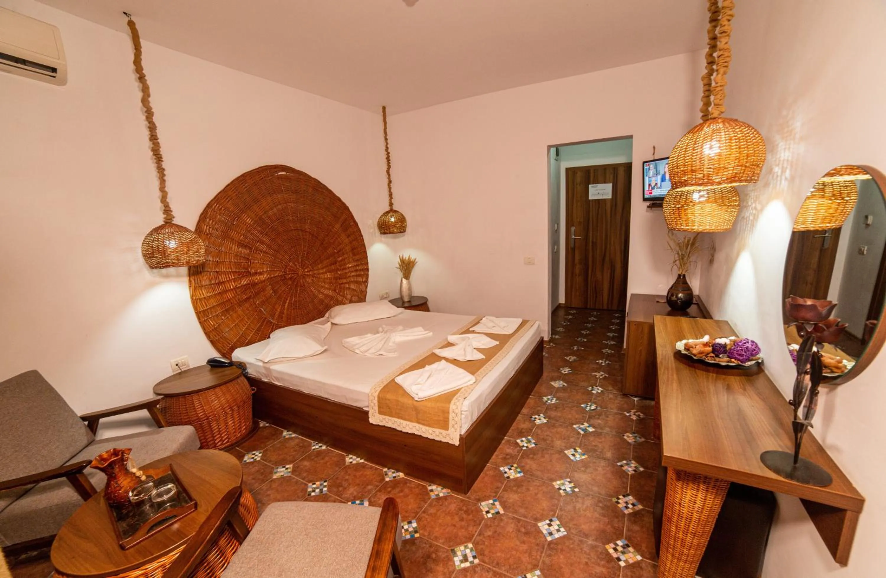 Bed in Hotel 2D Resort and Spa