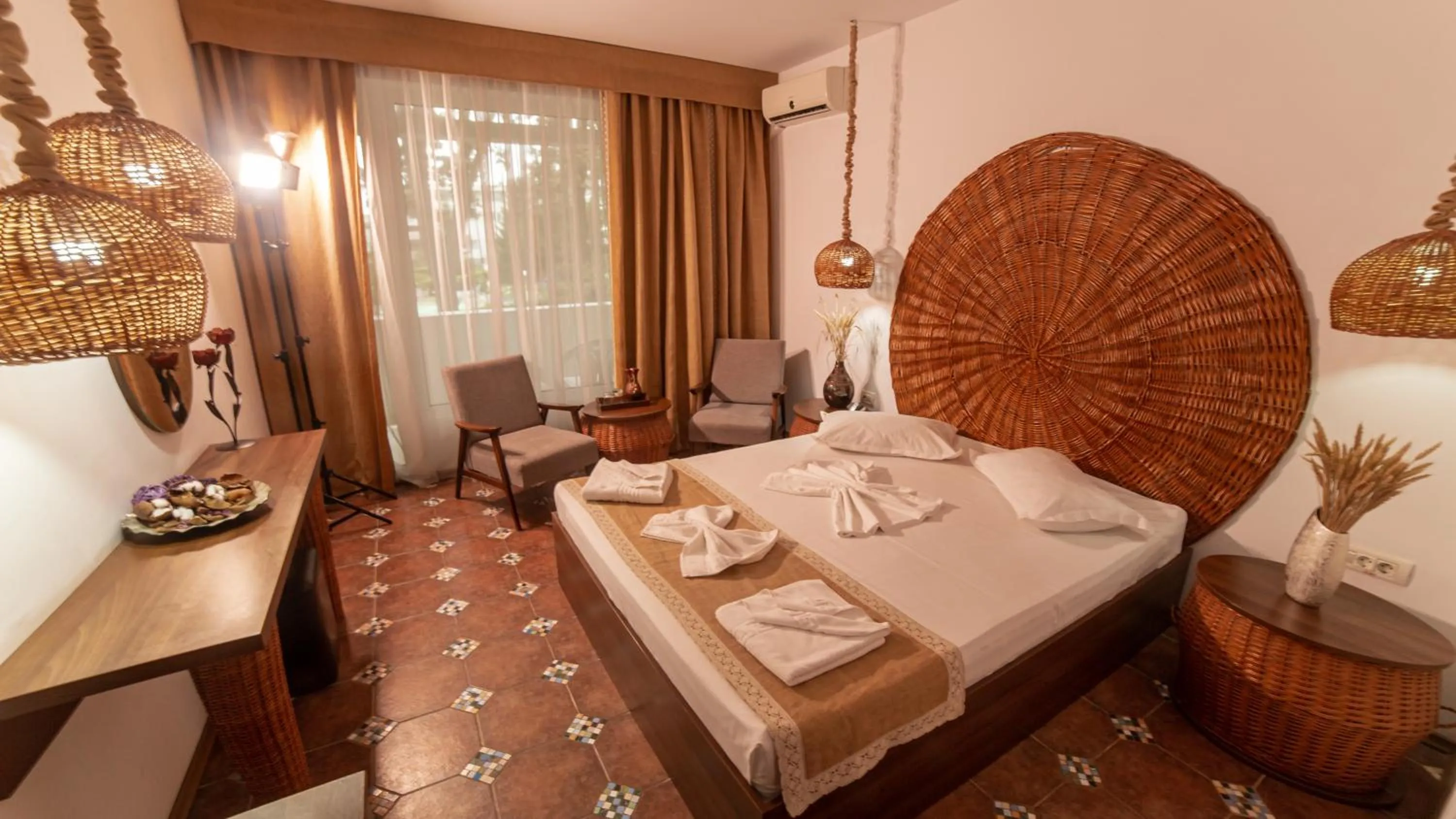 Bed in Hotel 2D Resort and Spa