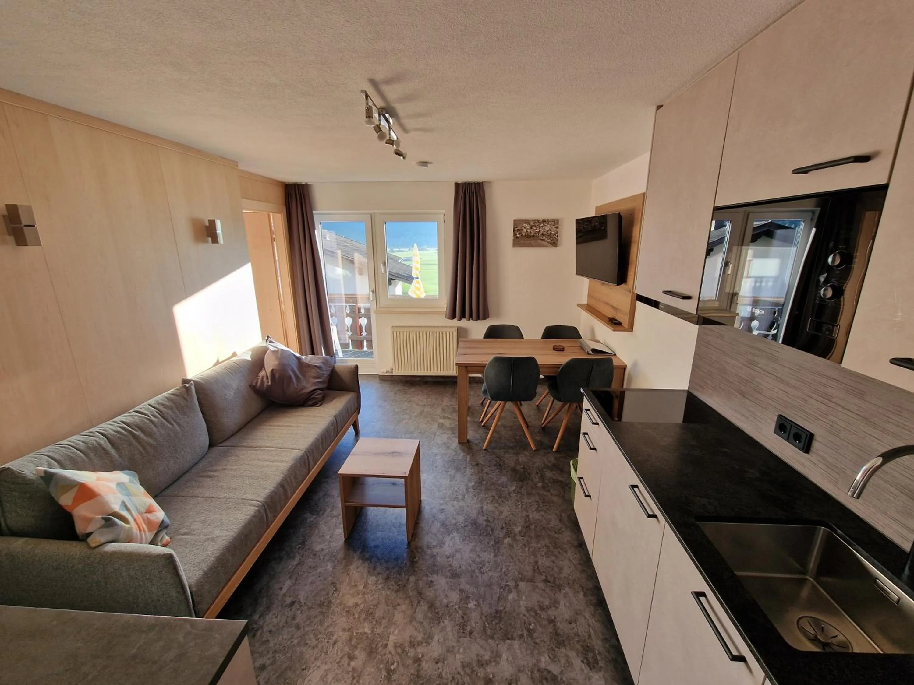 Kitchen or kitchenette in Ferienhaus Mott
