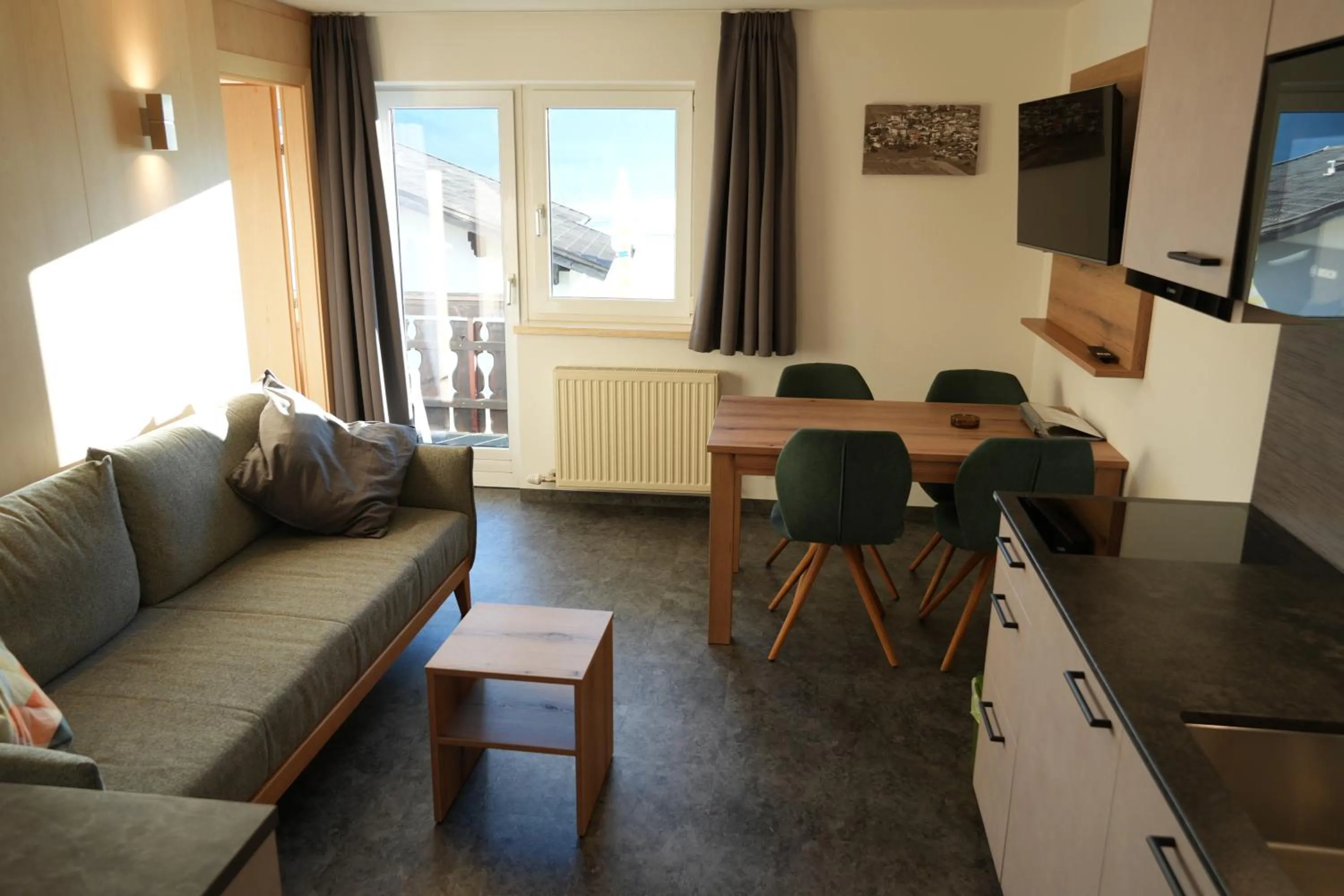 Kitchen or kitchenette in Ferienhaus Mott