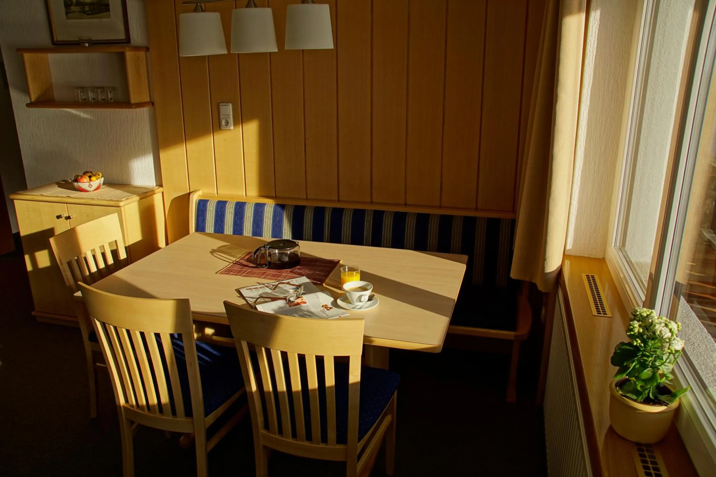 Dining area in Ferienhaus Mott
