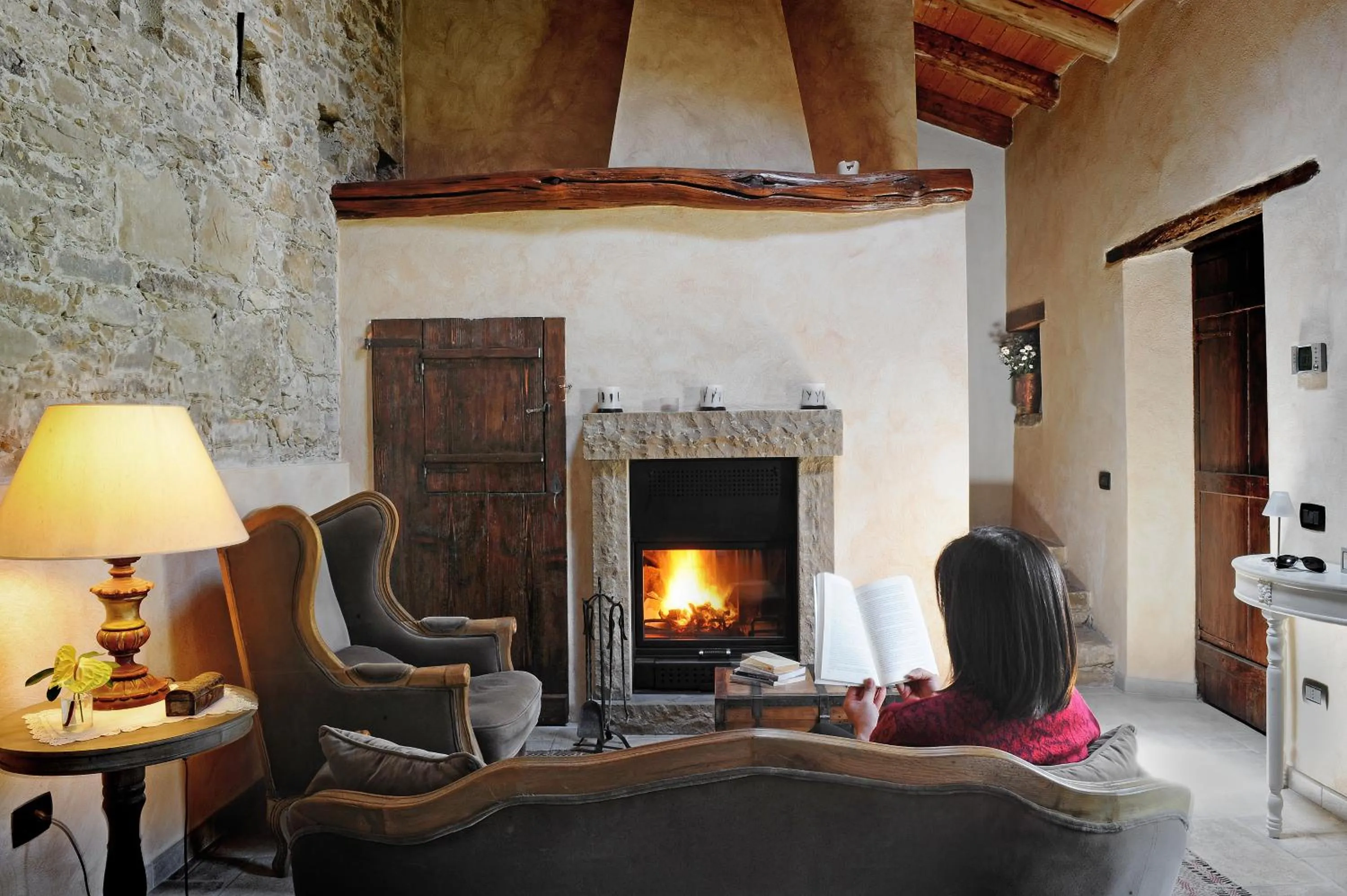 Lounge or bar in Antica Locanda Lunetta