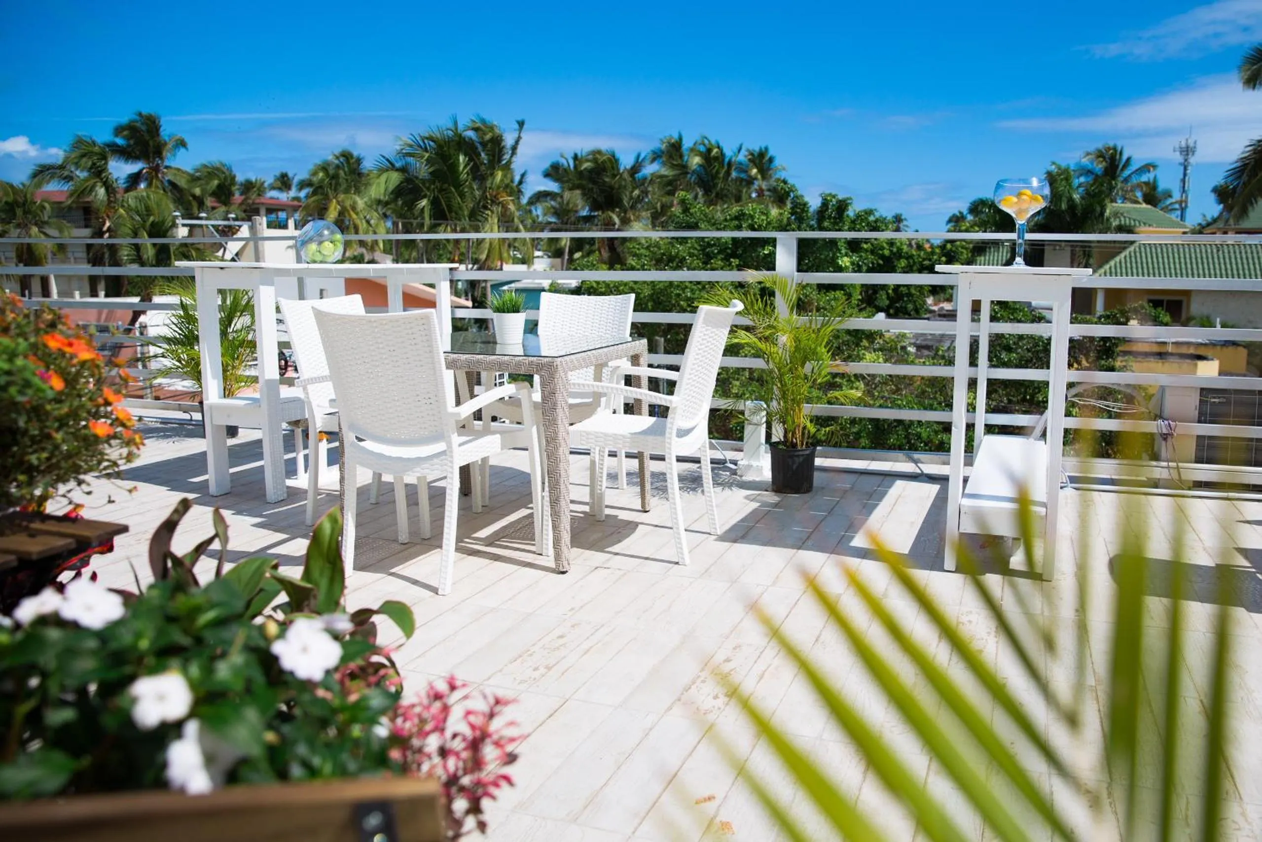 On site in Terraza Art Villa Dominicana