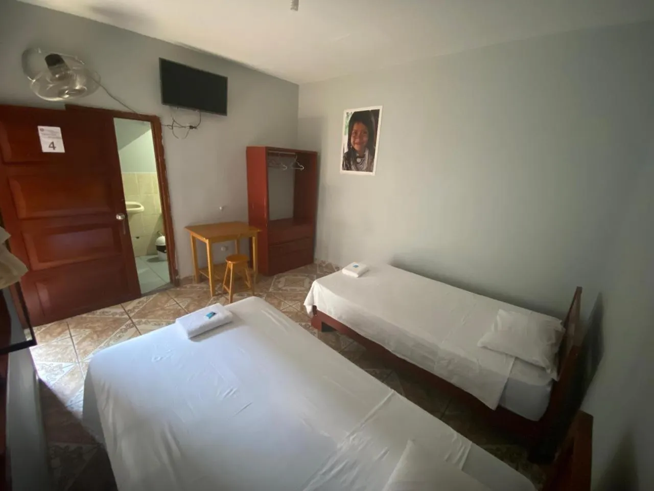 Bed in Tengana Hospedaje y Tours