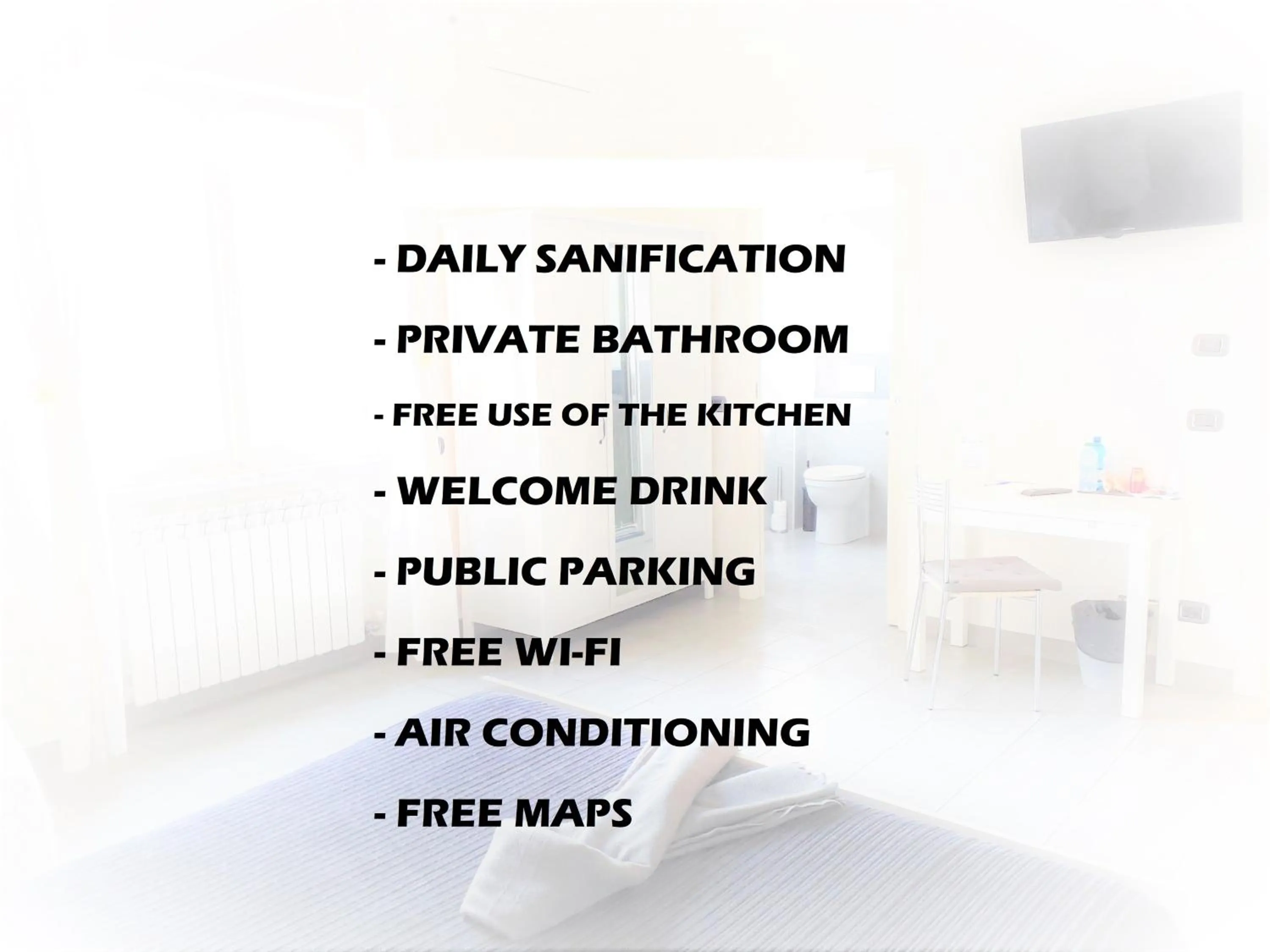 Area and facilities in Affittacamere Delfo