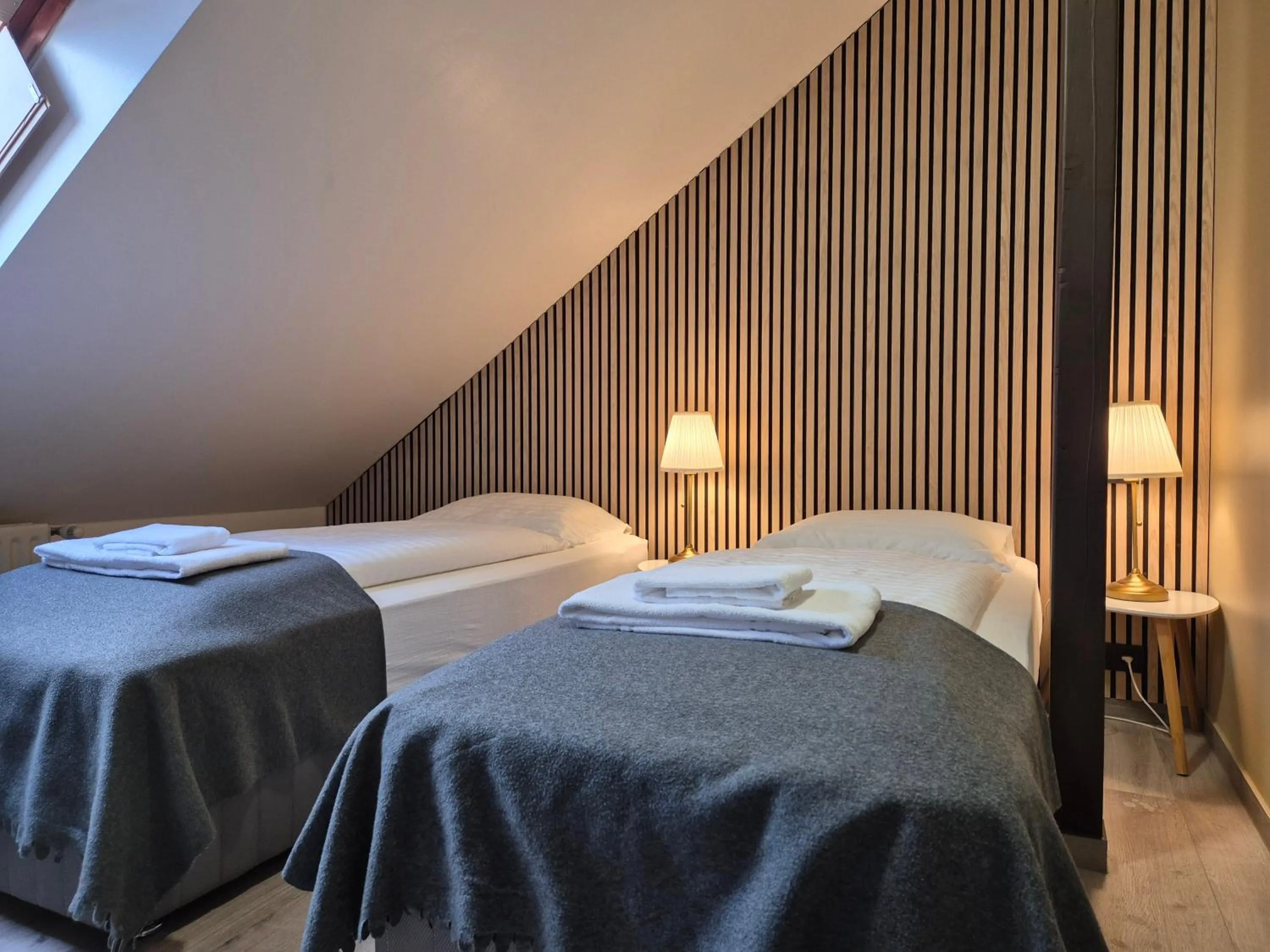 Bedroom, Bed in Hotel Hafnarfjall