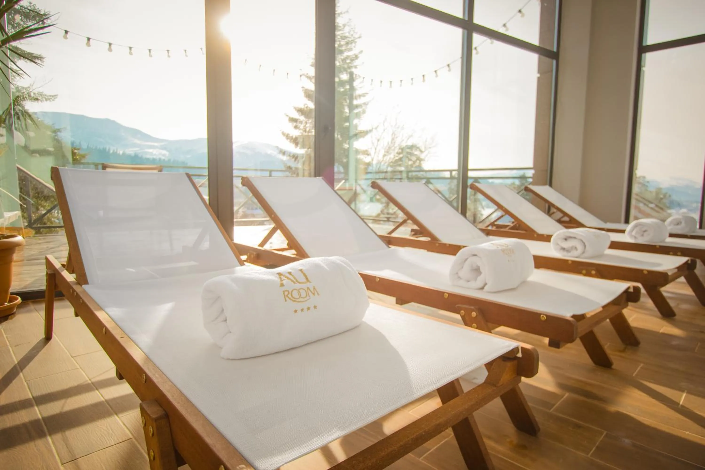 Swimming pool in AuRoom Bakuriani Resort