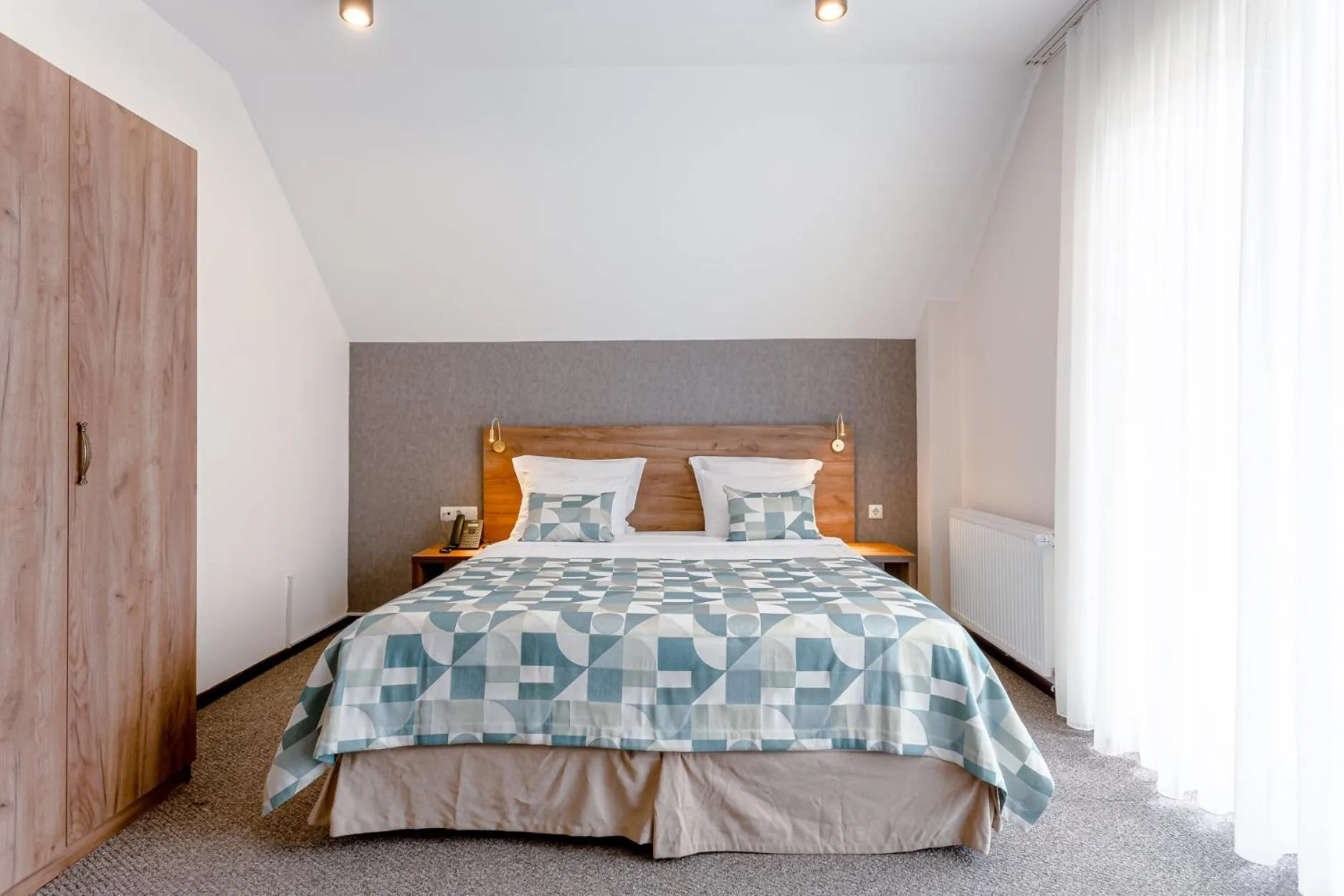 Bed in AuRoom Bakuriani Resort