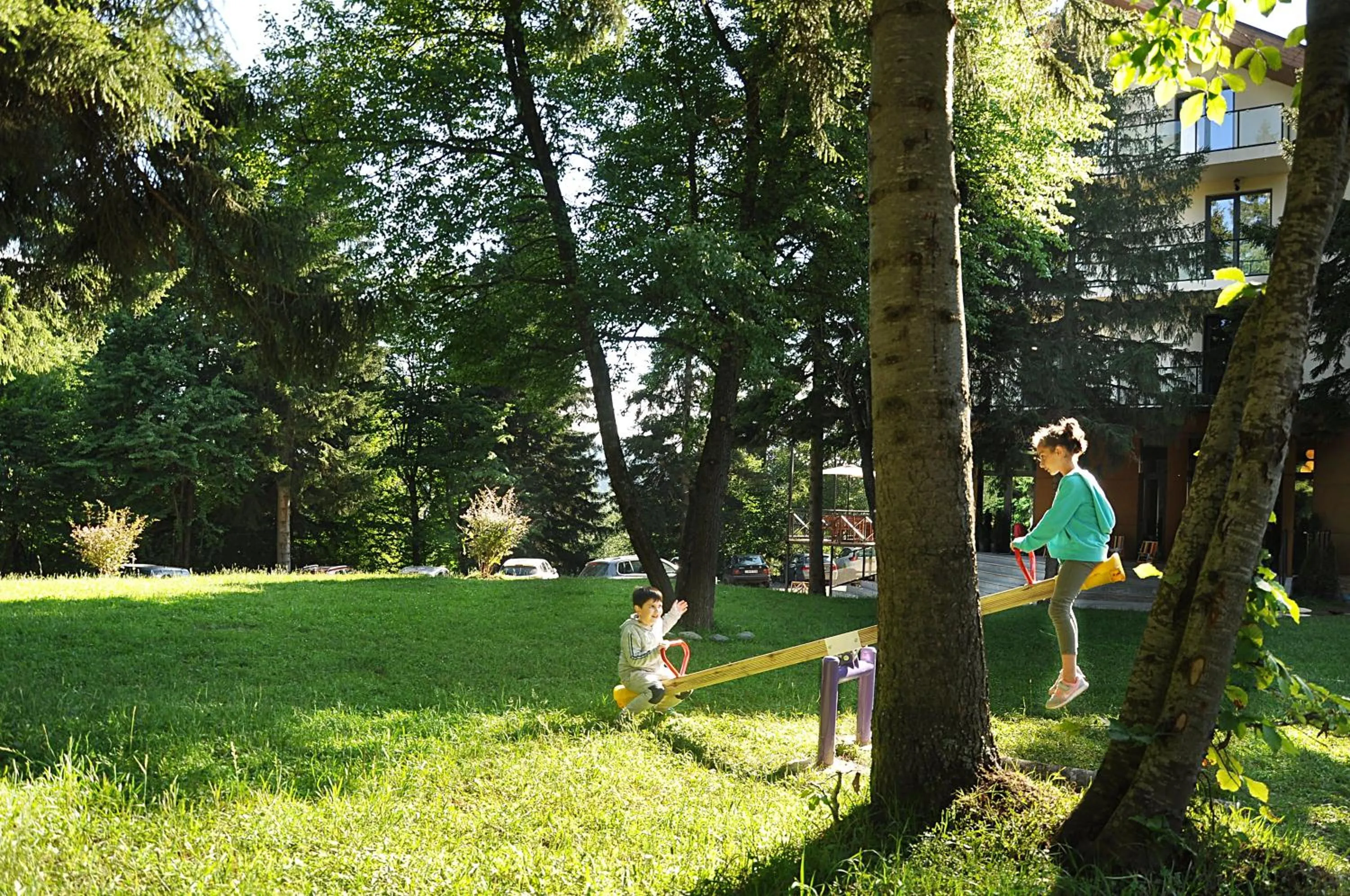 Children play ground in AuRoom Bakuriani Resort