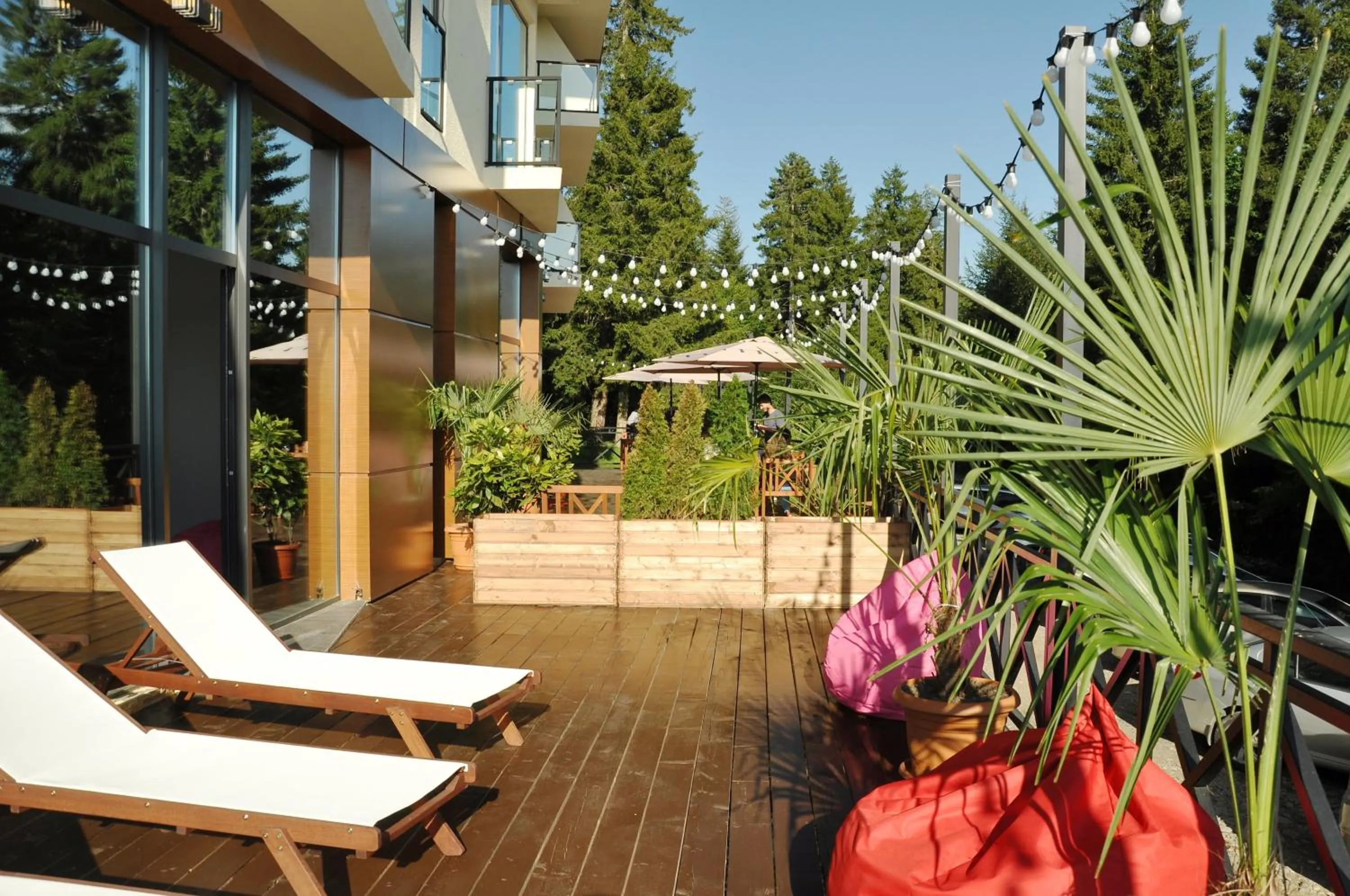 Balcony/Terrace in AuRoom Bakuriani Resort