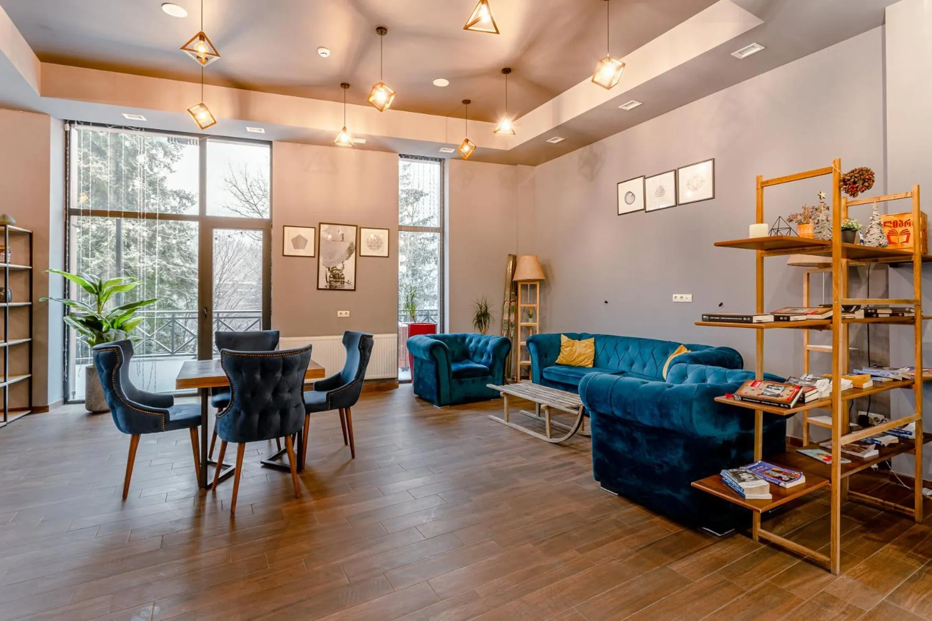 Seating area in AuRoom Bakuriani Resort