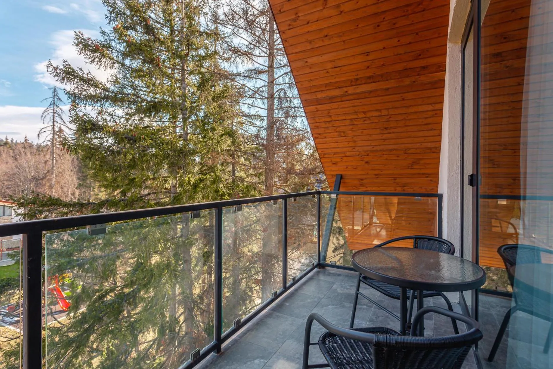 Balcony/Terrace in AuRoom Bakuriani Resort