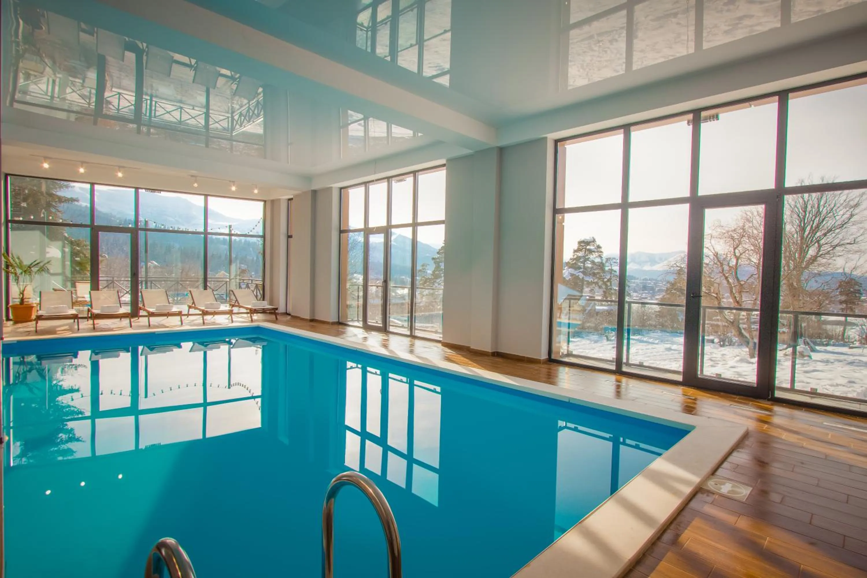 Pool view in AuRoom Bakuriani Resort