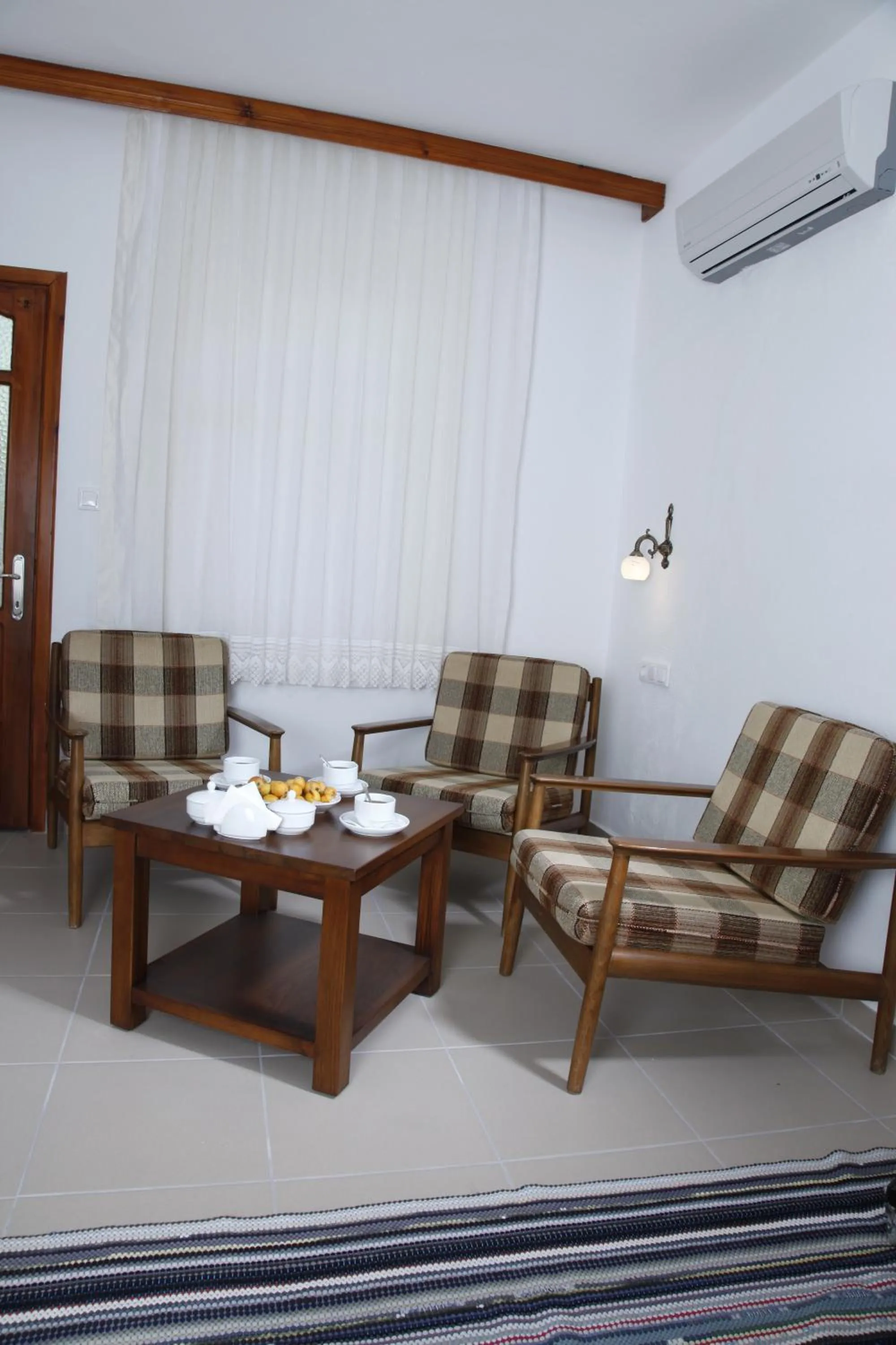 Seating area in Apollon Hotel