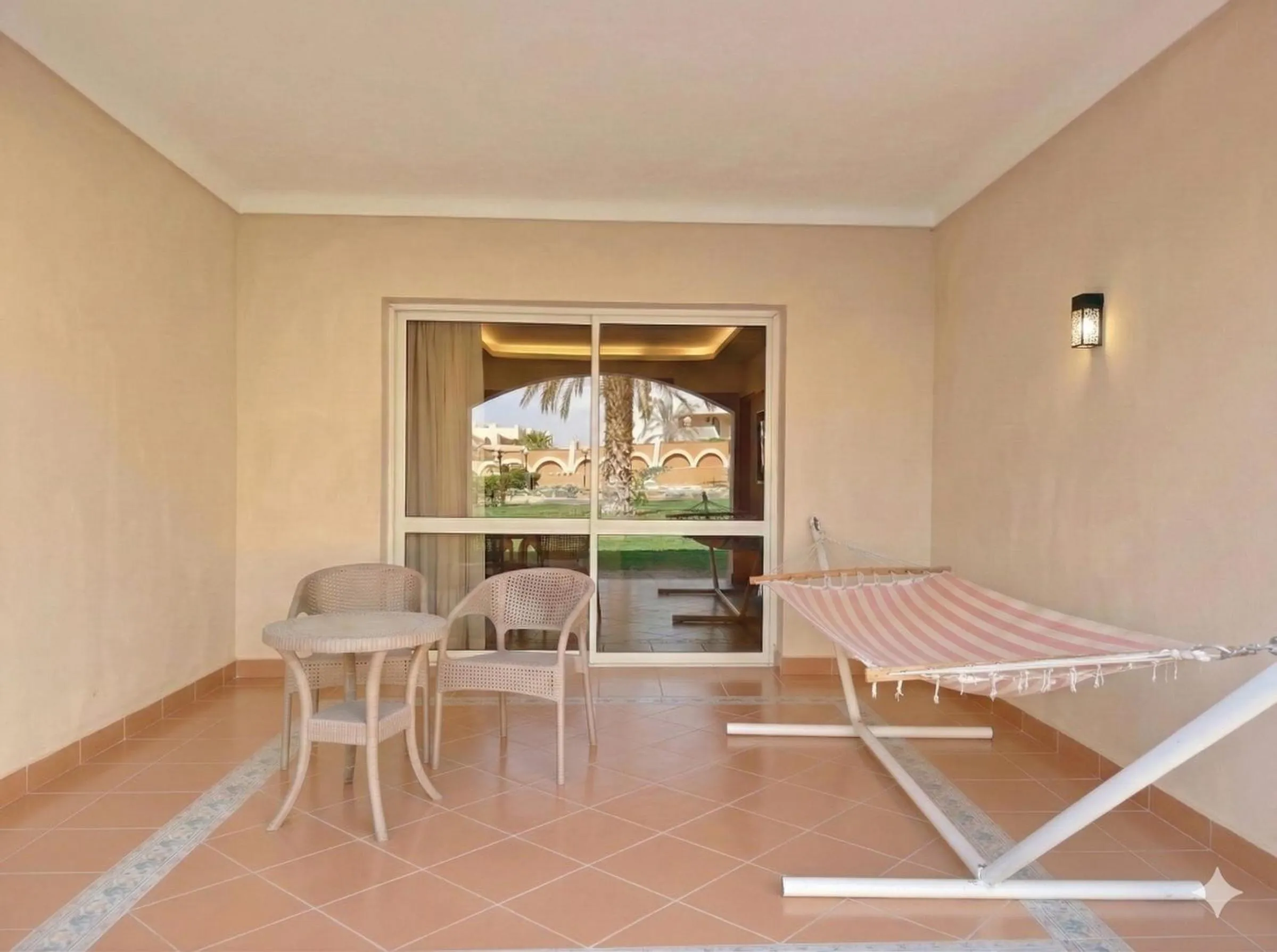 Patio in Regency Plaza Aqua Park and Spa Resort