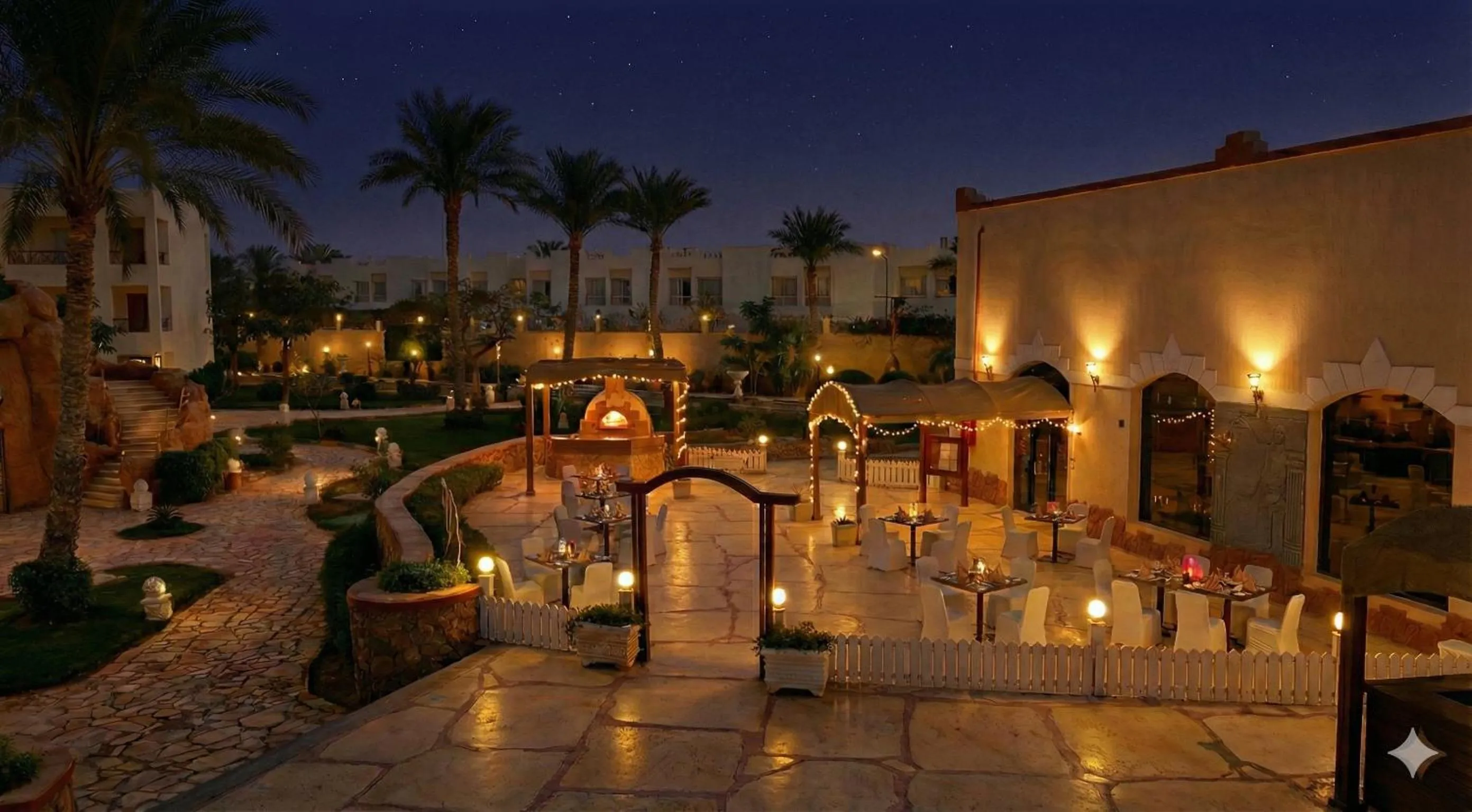 Restaurant/places to eat in Regency Plaza Aqua Park and Spa Resort