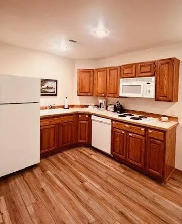 Kitchen or kitchenette in Obertal Inn
