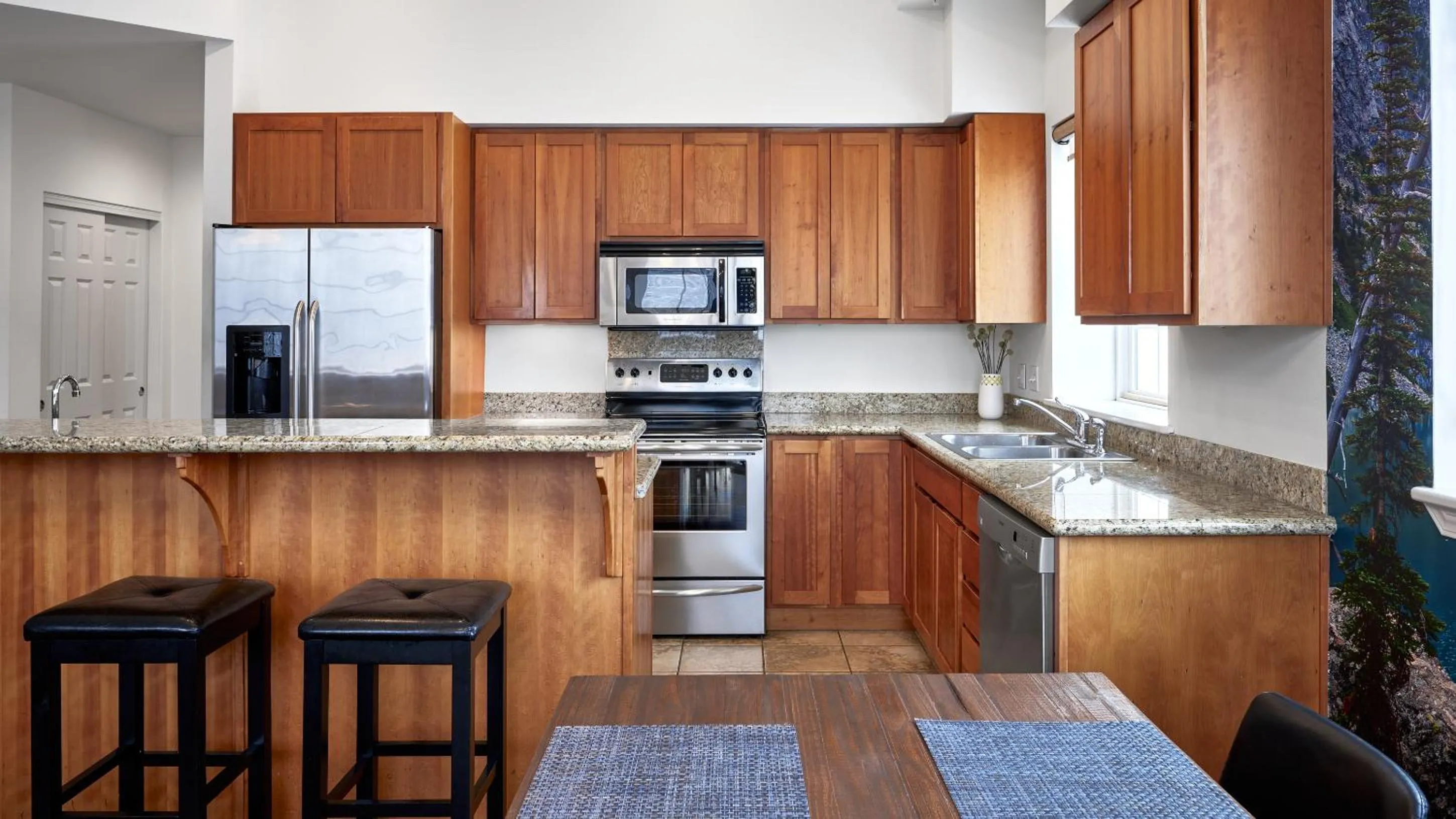 kitchen in Obertal Inn