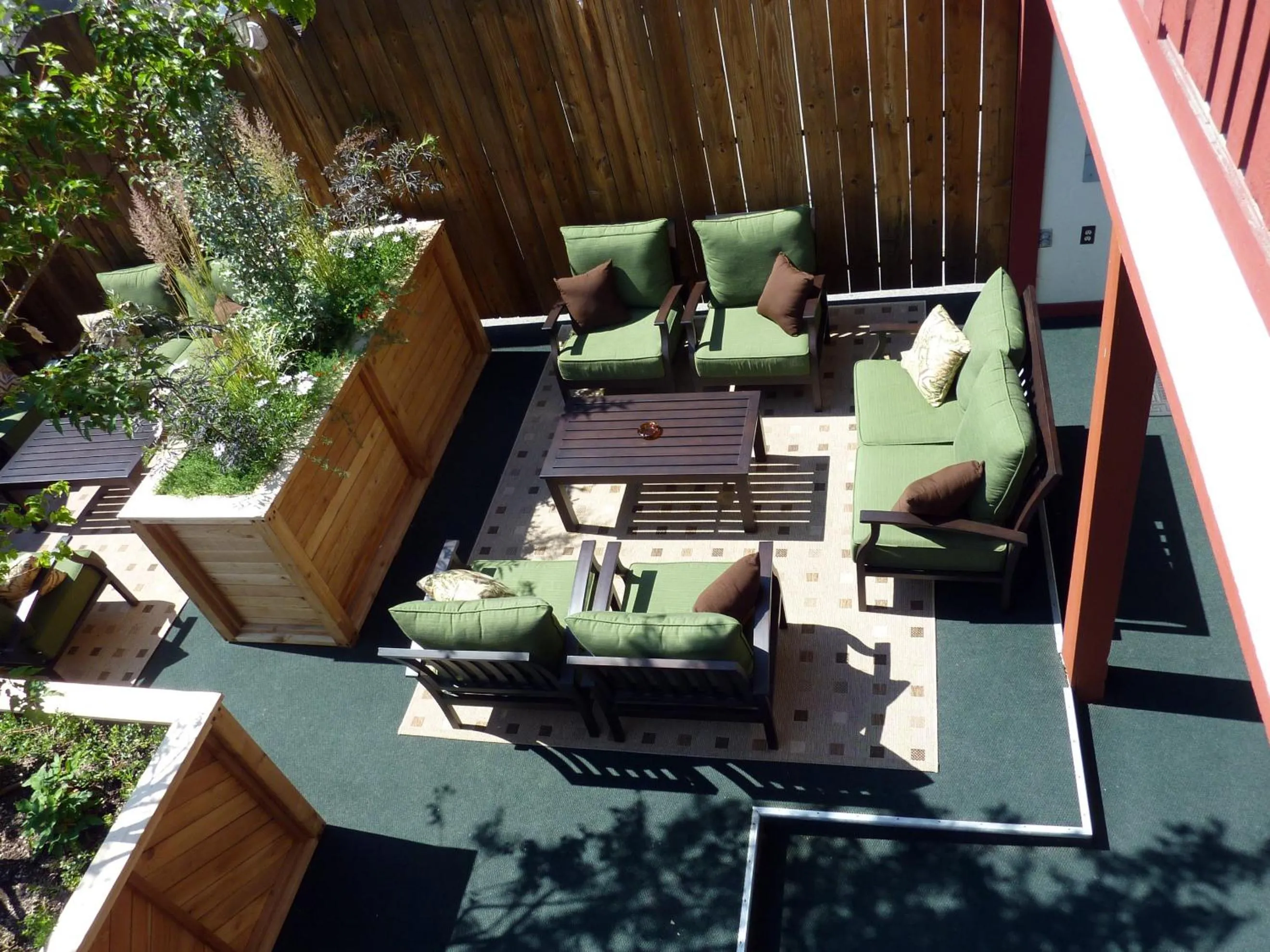 Bird's eye view in Obertal Inn