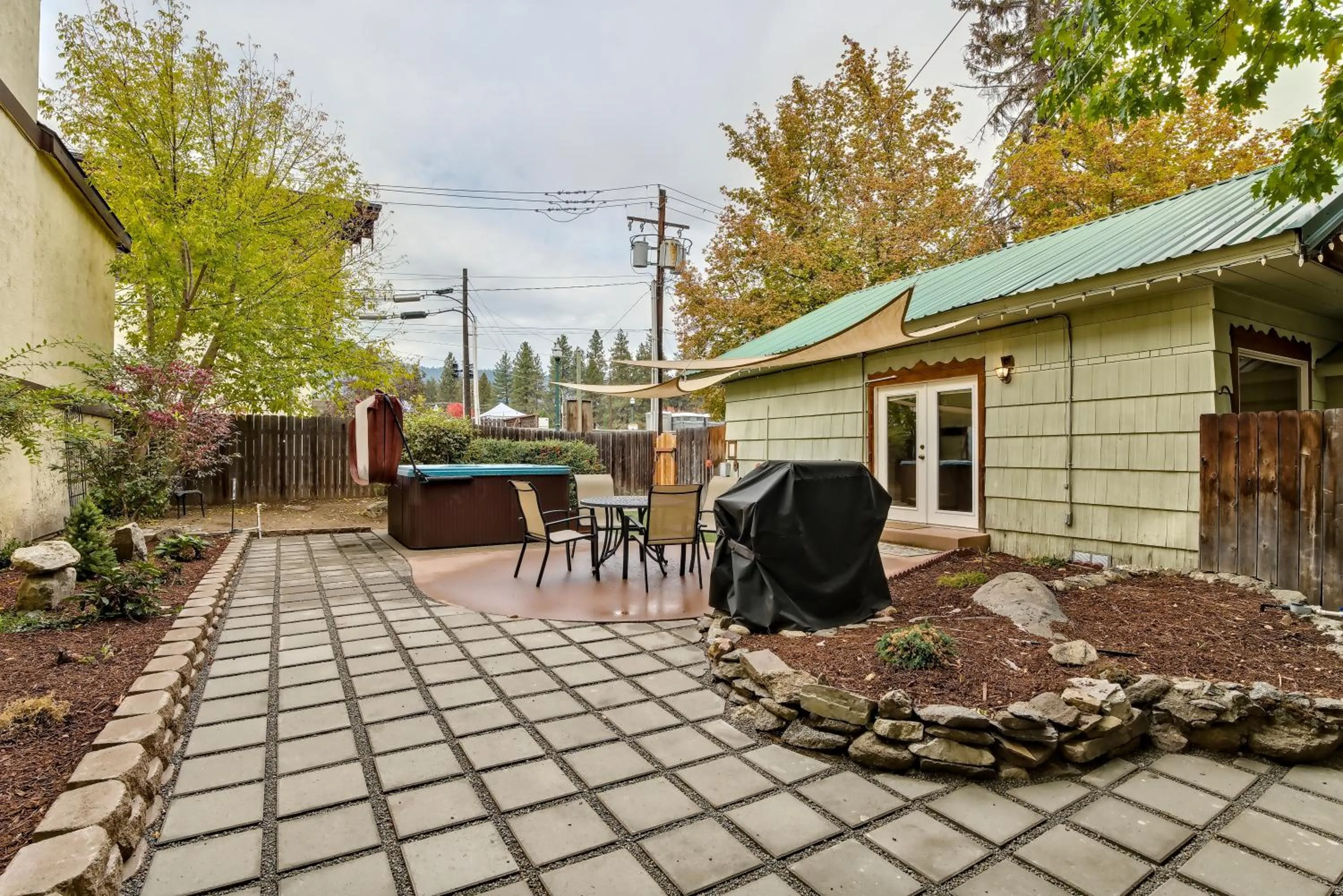 Patio in Obertal Inn